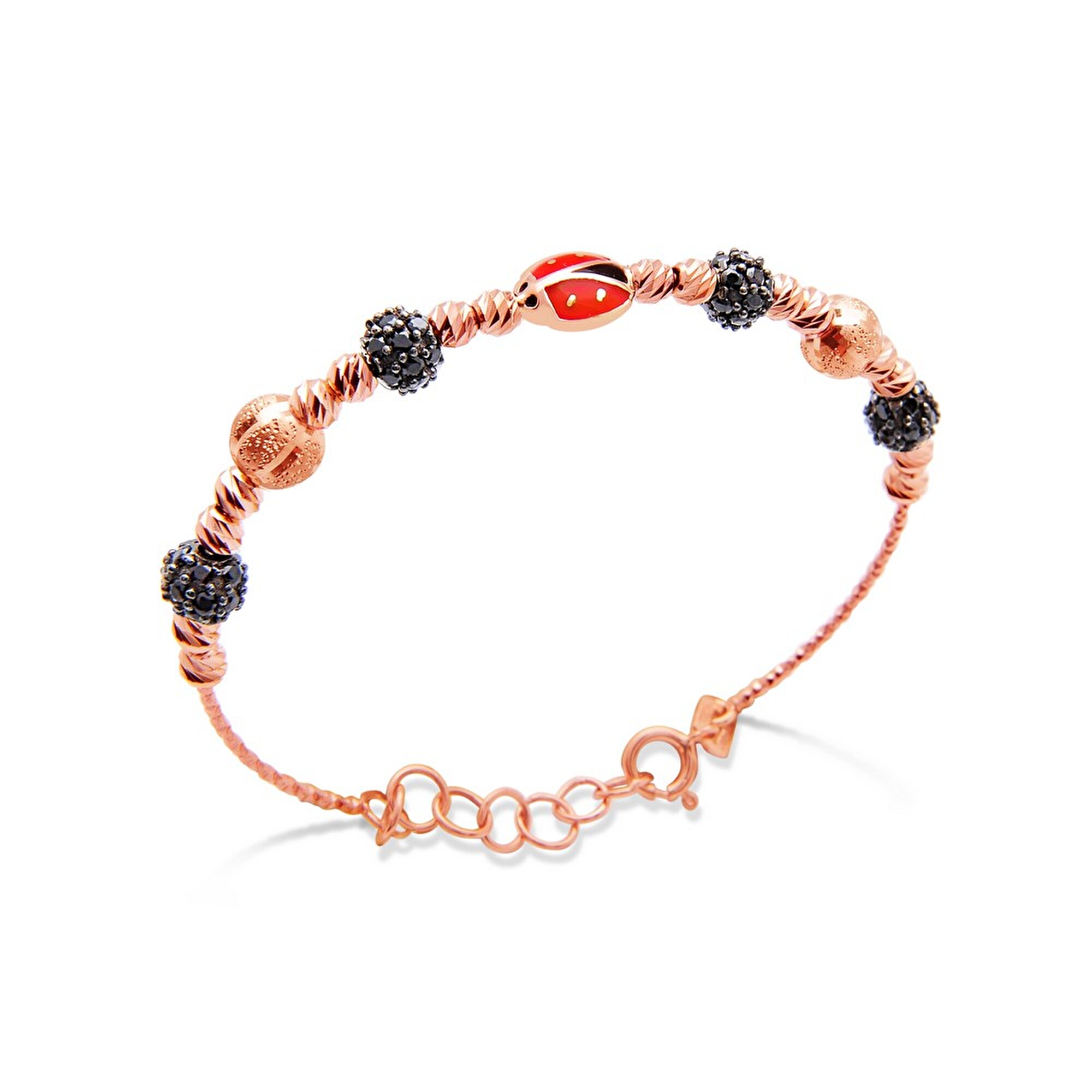 14 Ayar Rose Altın Dorika Çocuk Bilezik