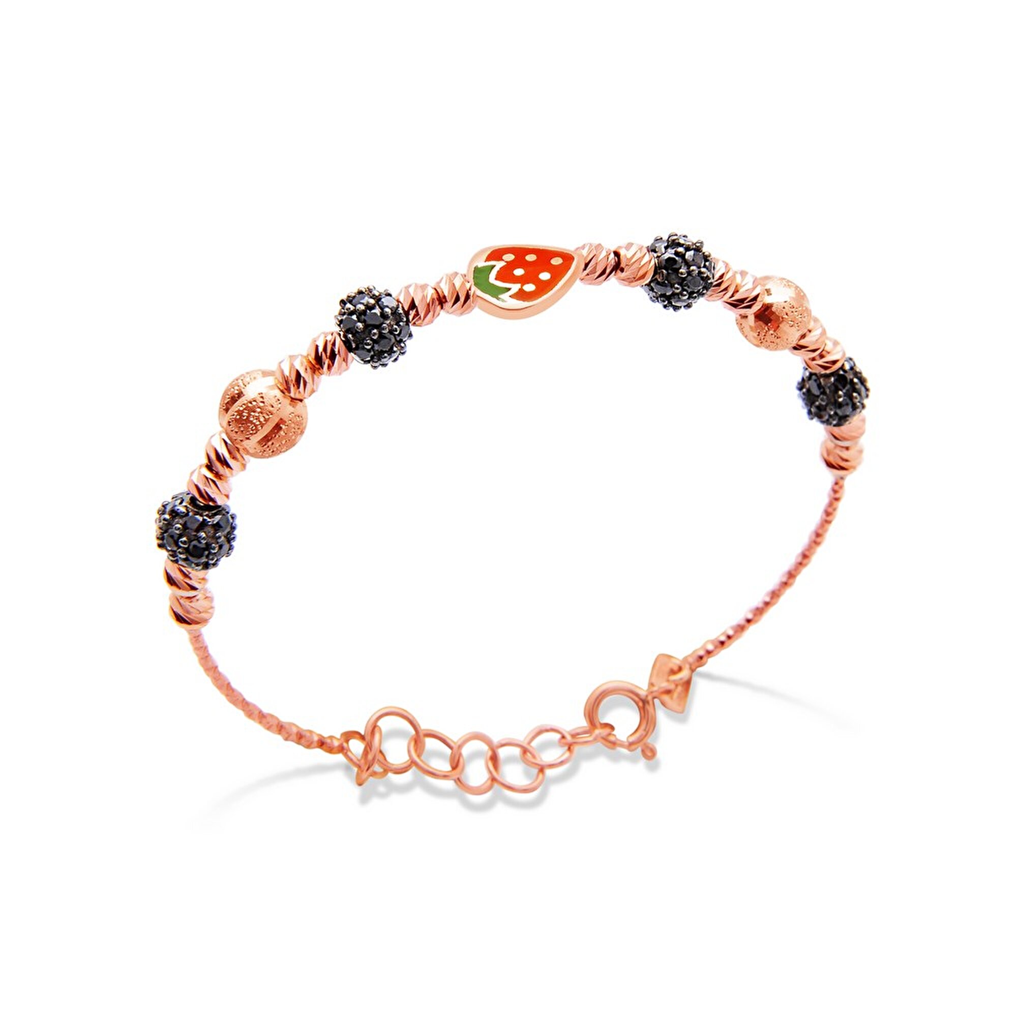 14 Ayar Rose Altın Dorika Çocuk Bilezik