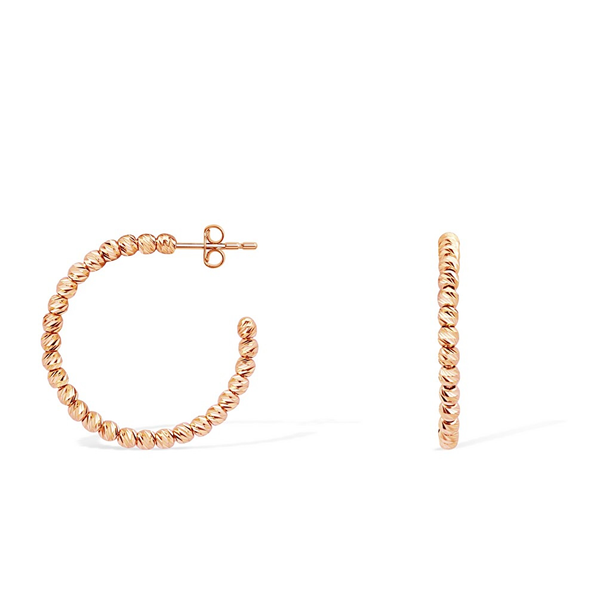 14 Ayar Rose Altın Dorika Küpe