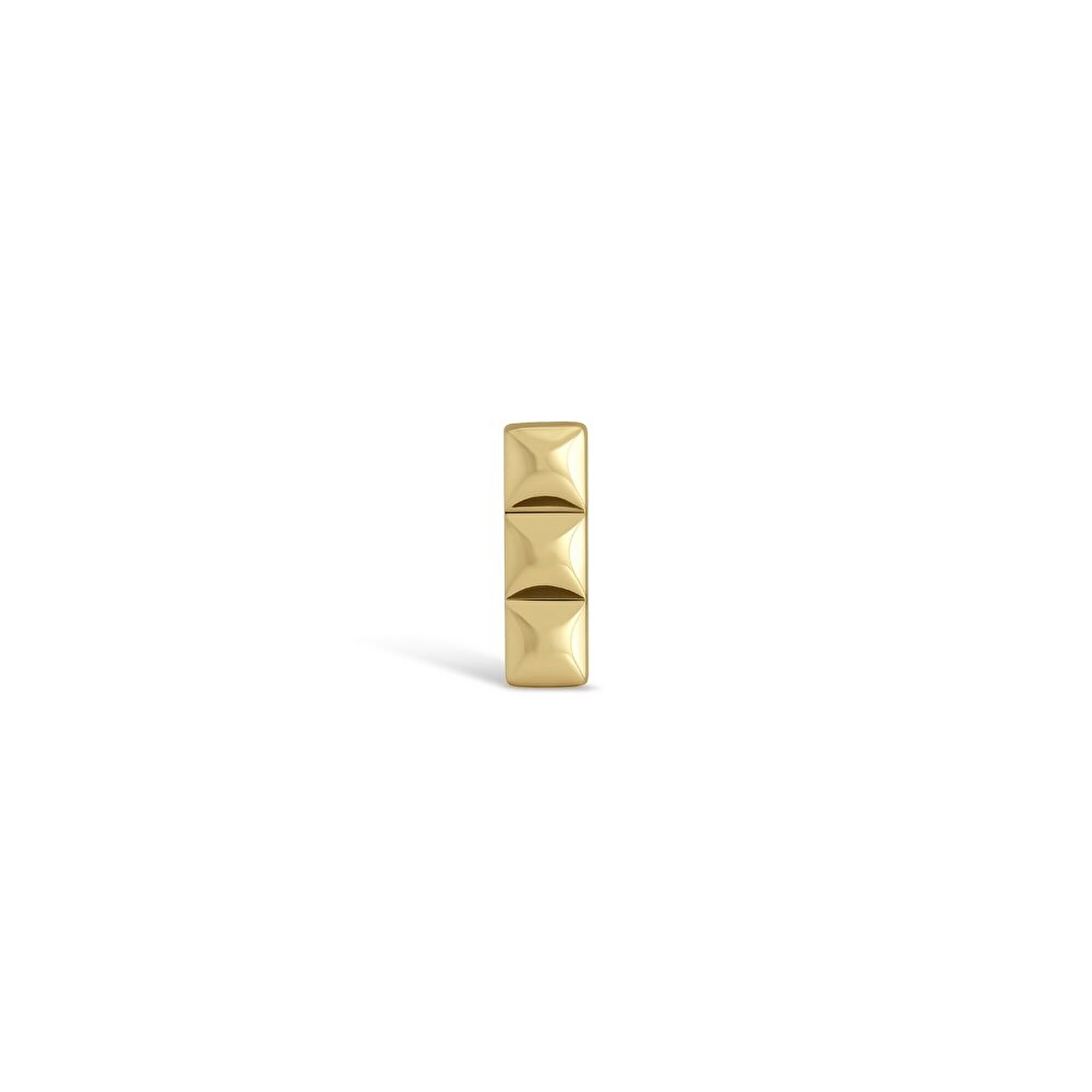 14 Ayar Sarı Altın Bar Tragus Piercing