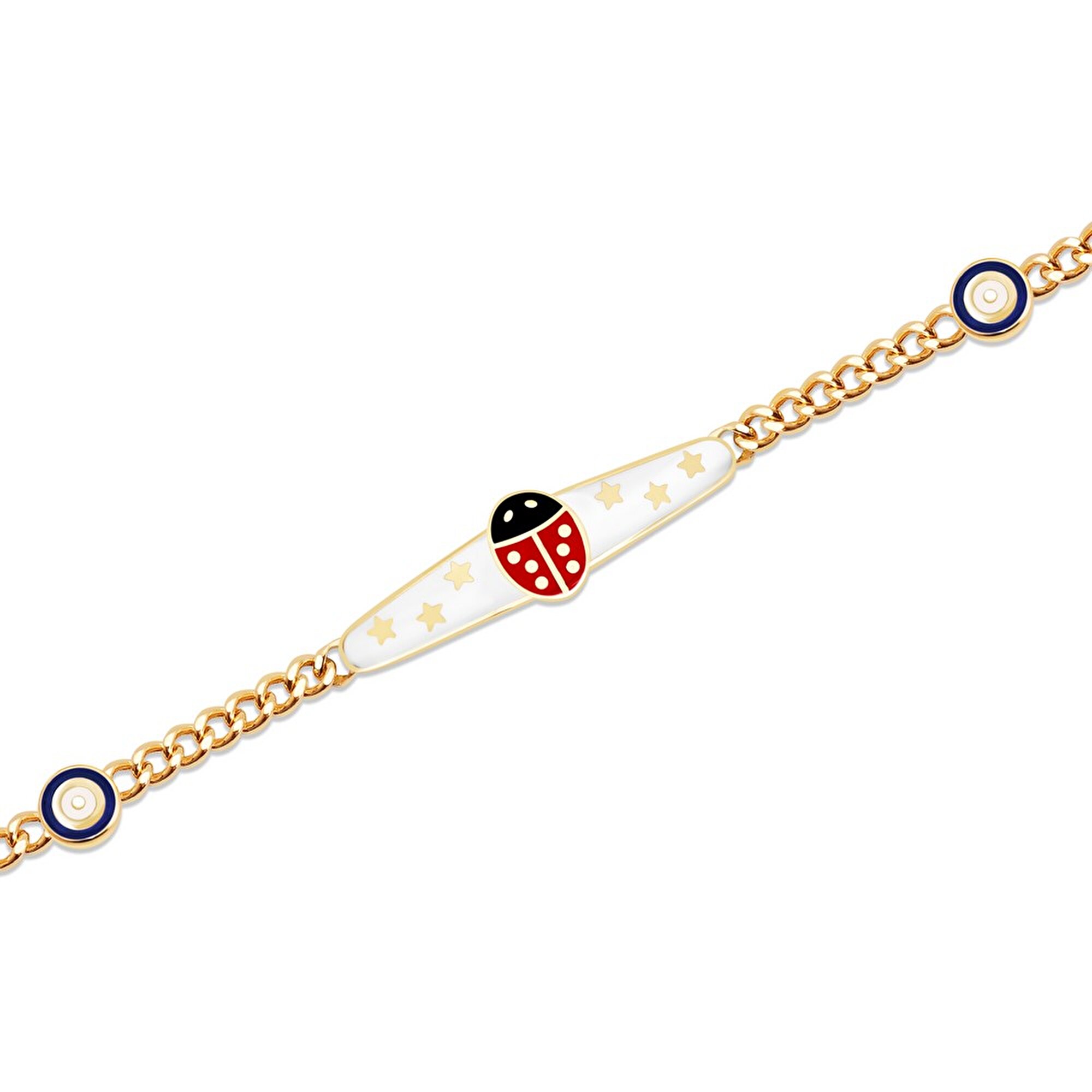 14 Ayar Sarı Altın Çocuk Bileklik