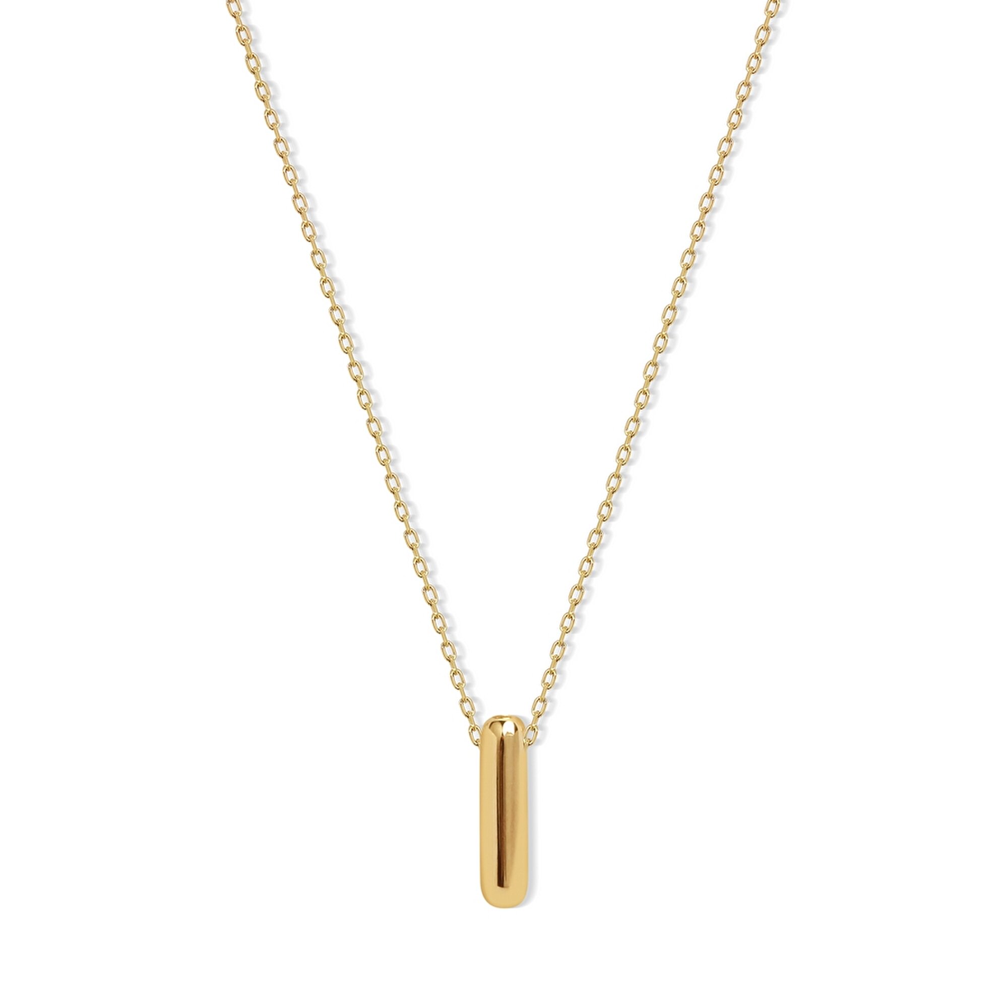 14 Ayar I Harf Bubble Kolye