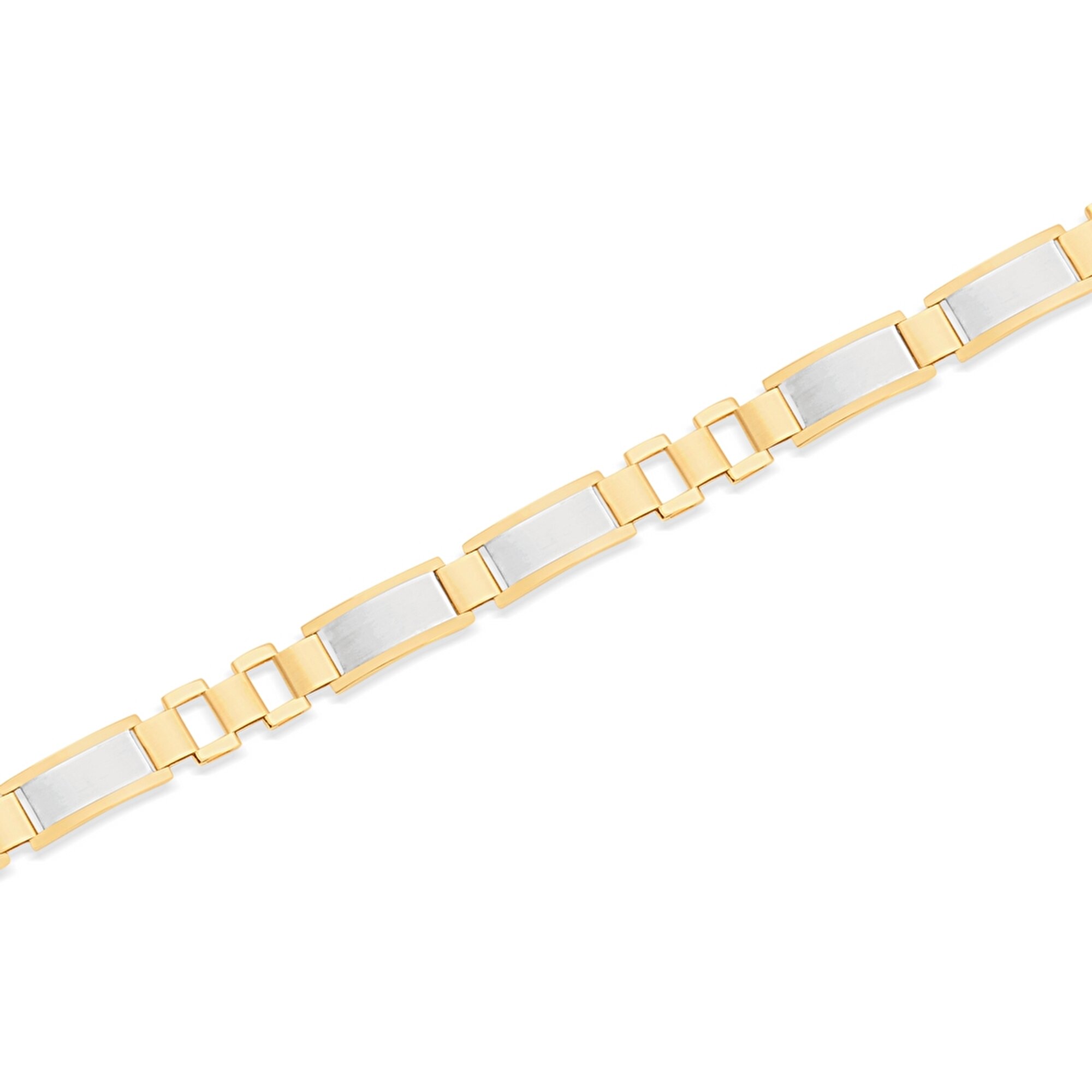 14 Ayar Sarı Altın Erkek Bileklik