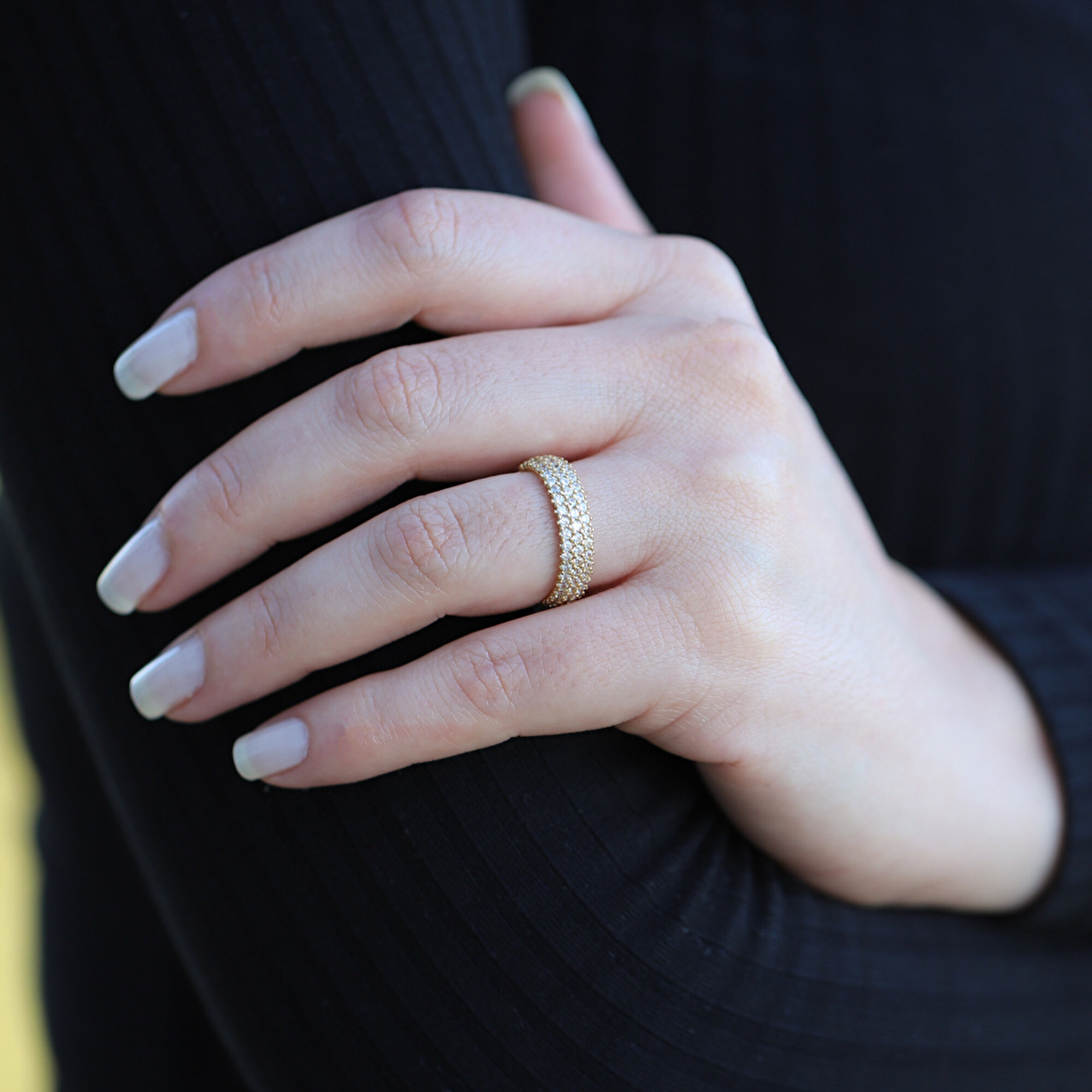 14 Ayar Sarı Altın Tamtur Yüzük