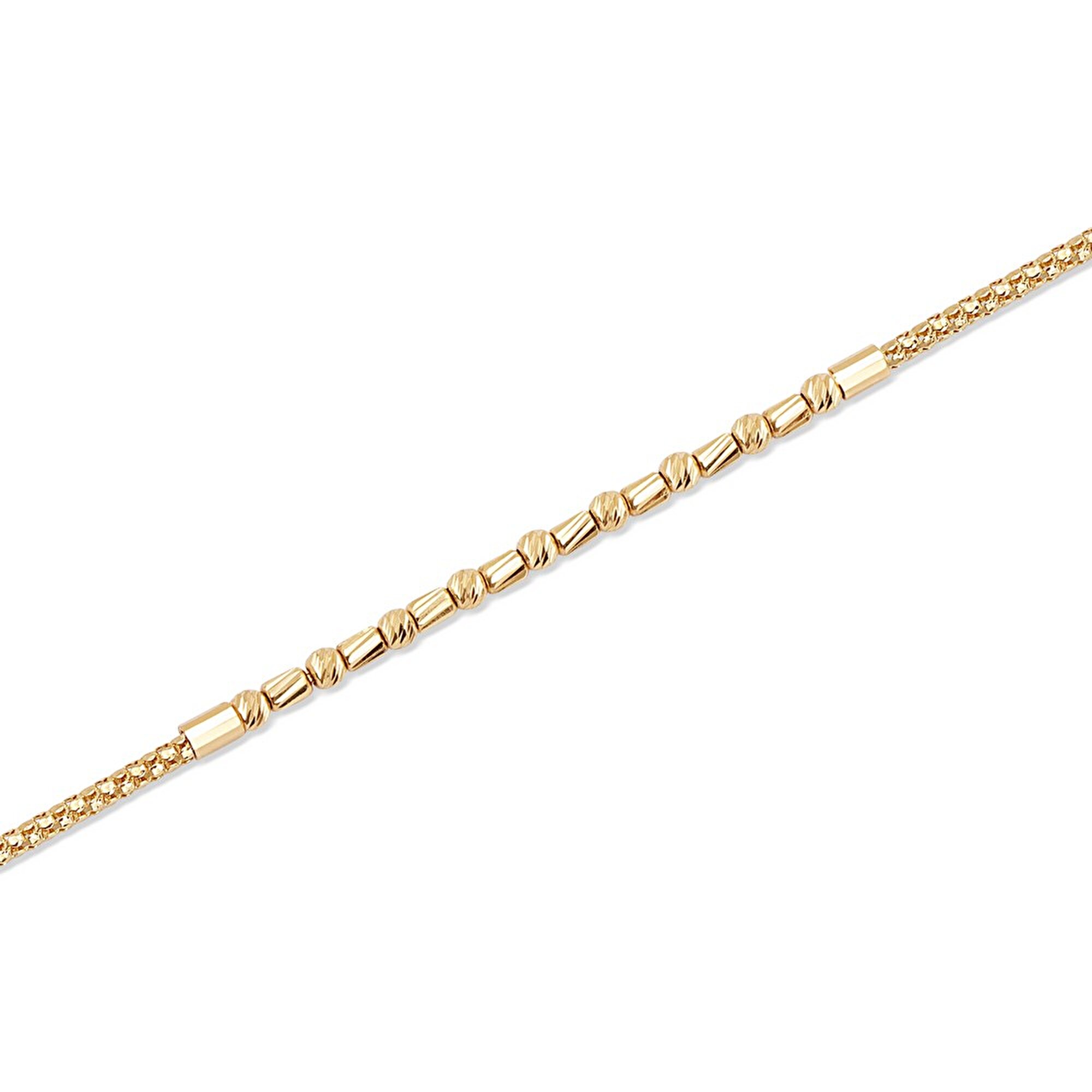 14 Ayar Sarı Altın Dorika Bileklik