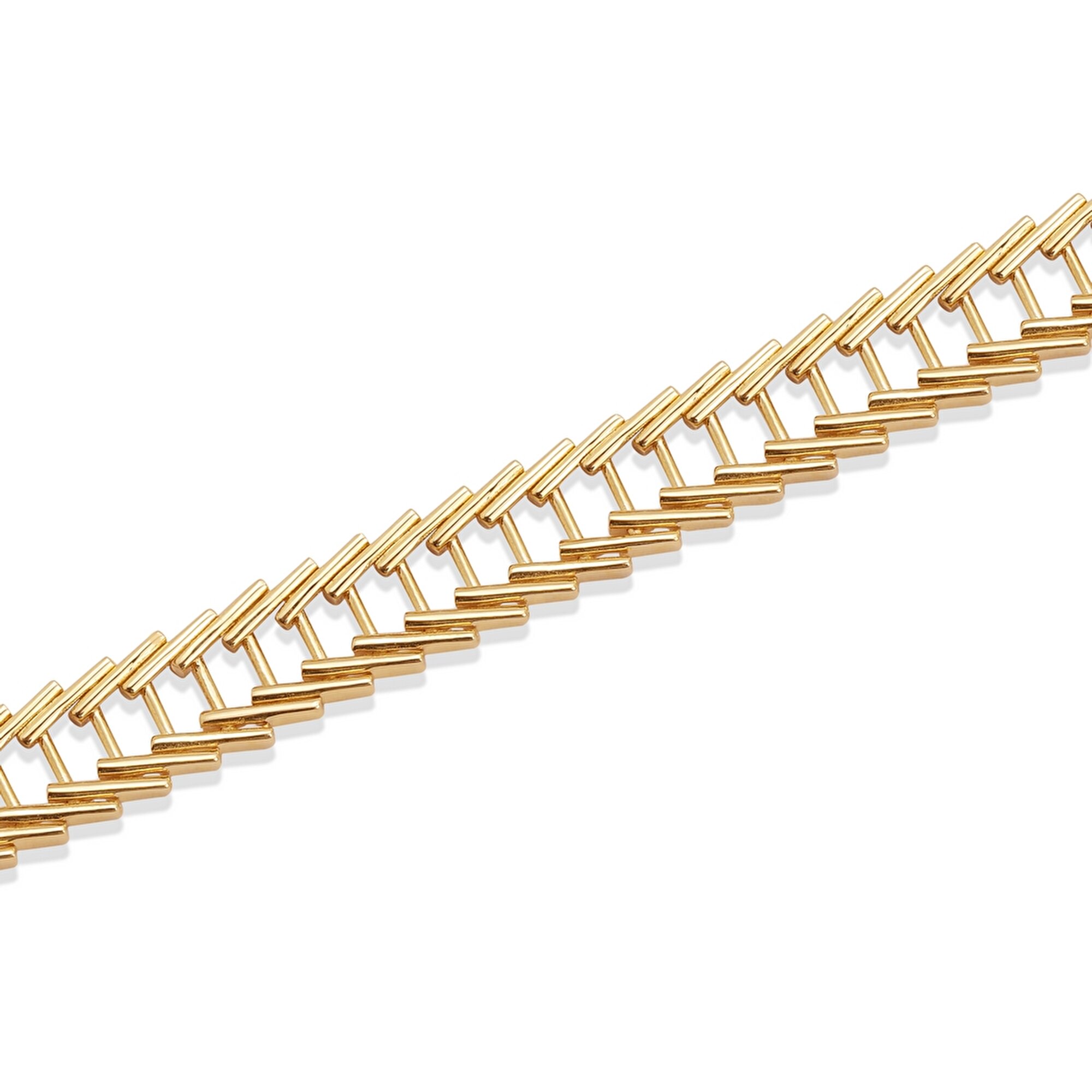 14 Ayar Sarı Altın Başak Bileklik