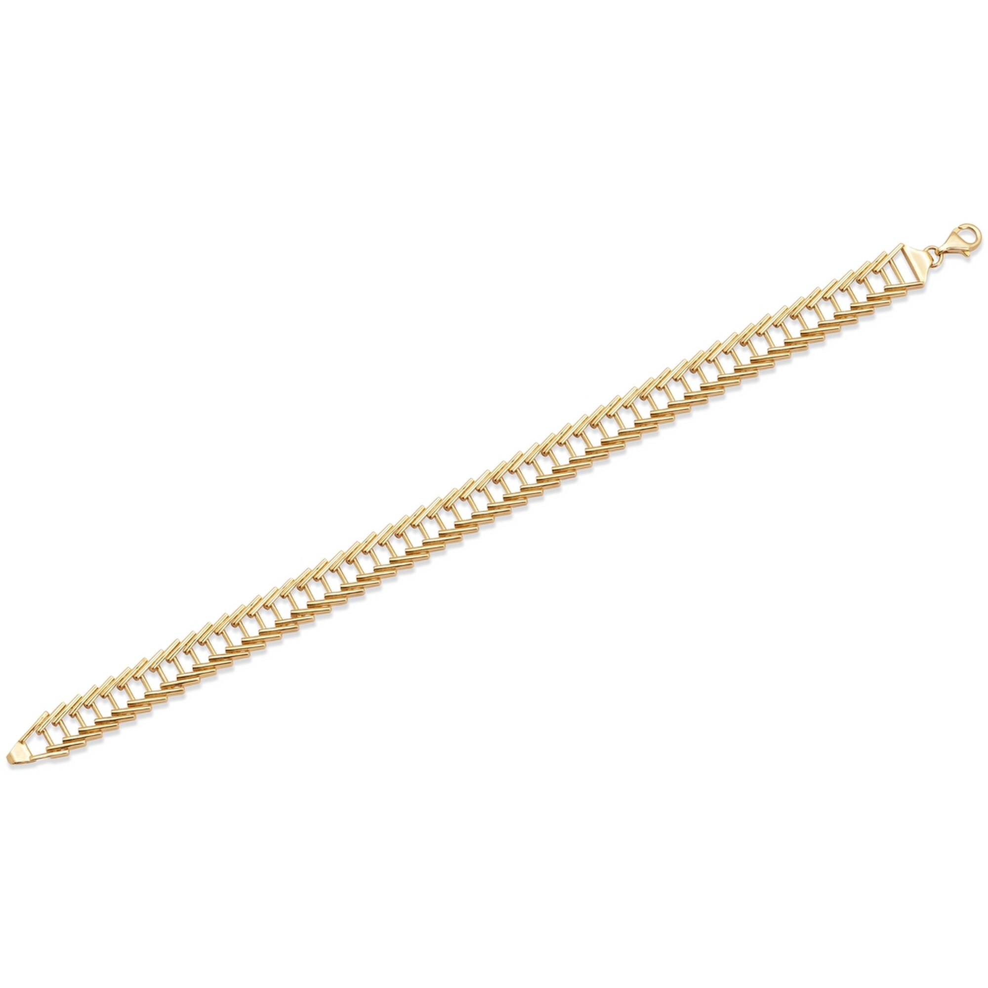 14 Ayar Sarı Altın Başak Bileklik