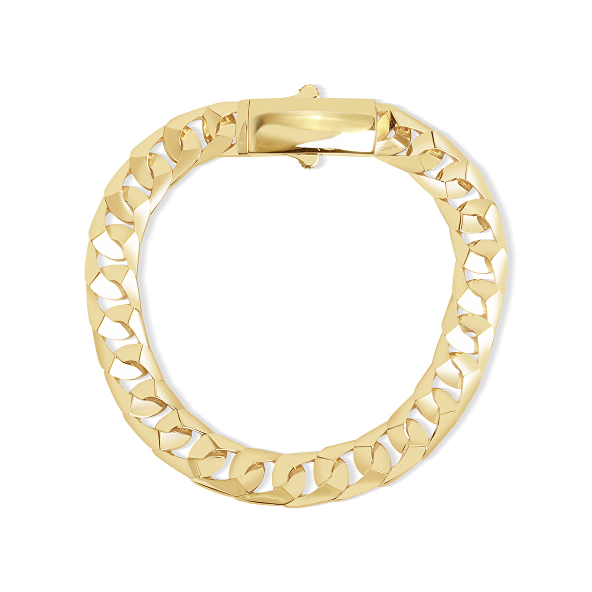 14 Ayar Sarı Altın Gurmet Zincir Bileklik