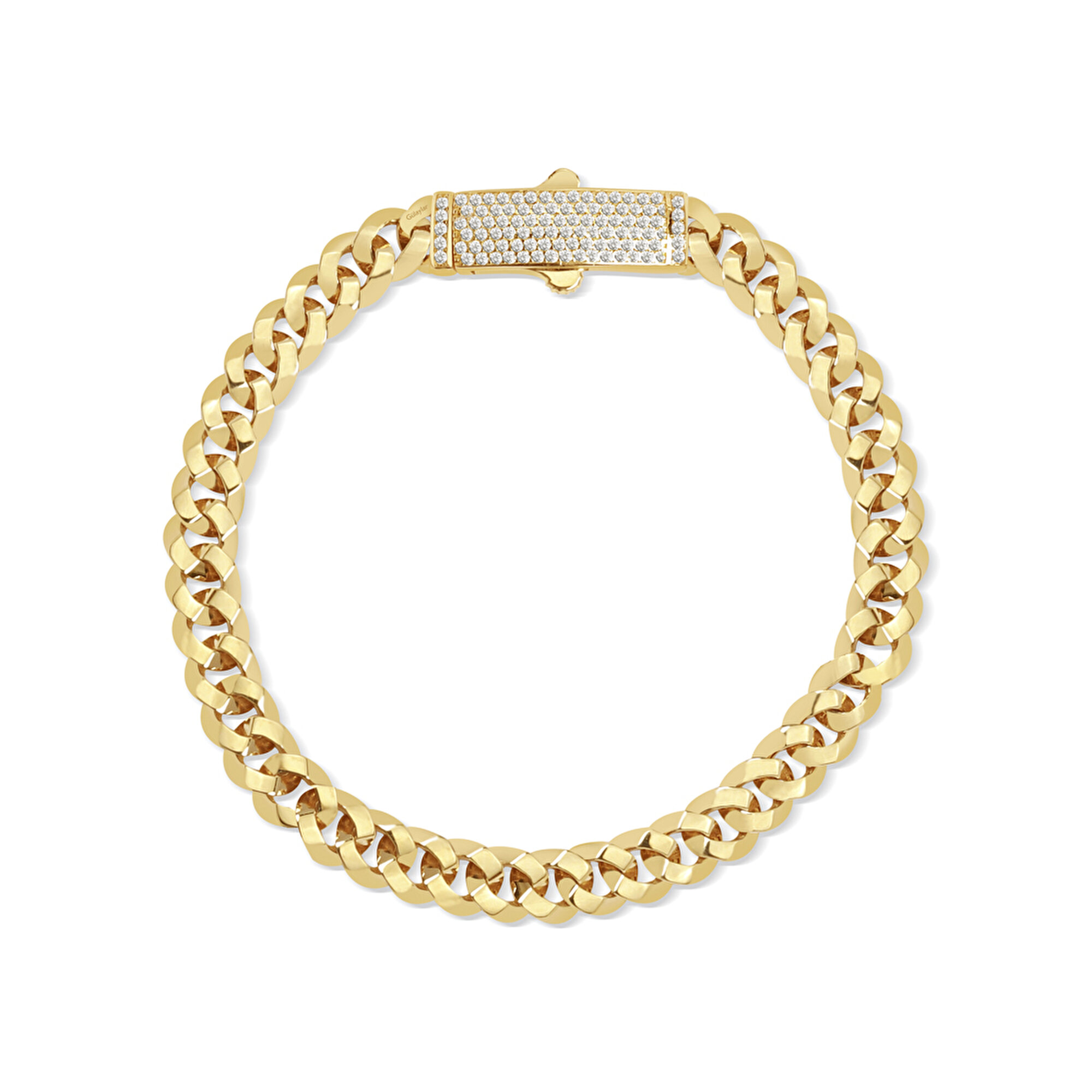 14 Ayar Sarı Altın Gurmet Zincir Bileklik