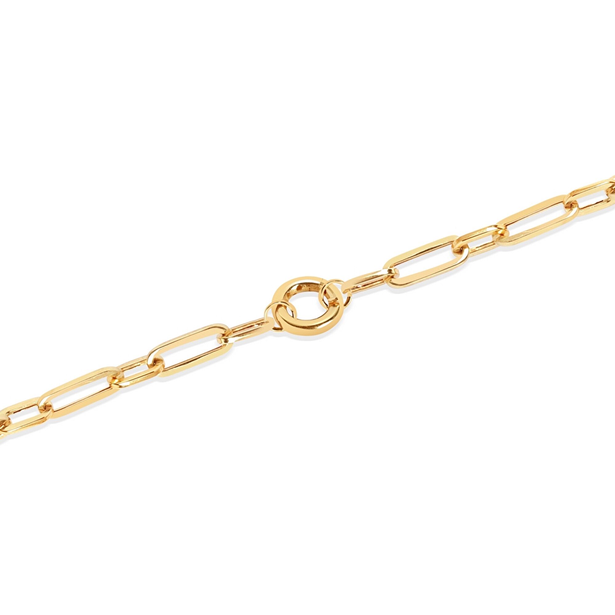 14 Ayar Sarı Altın Ataç Zincir Bileklik