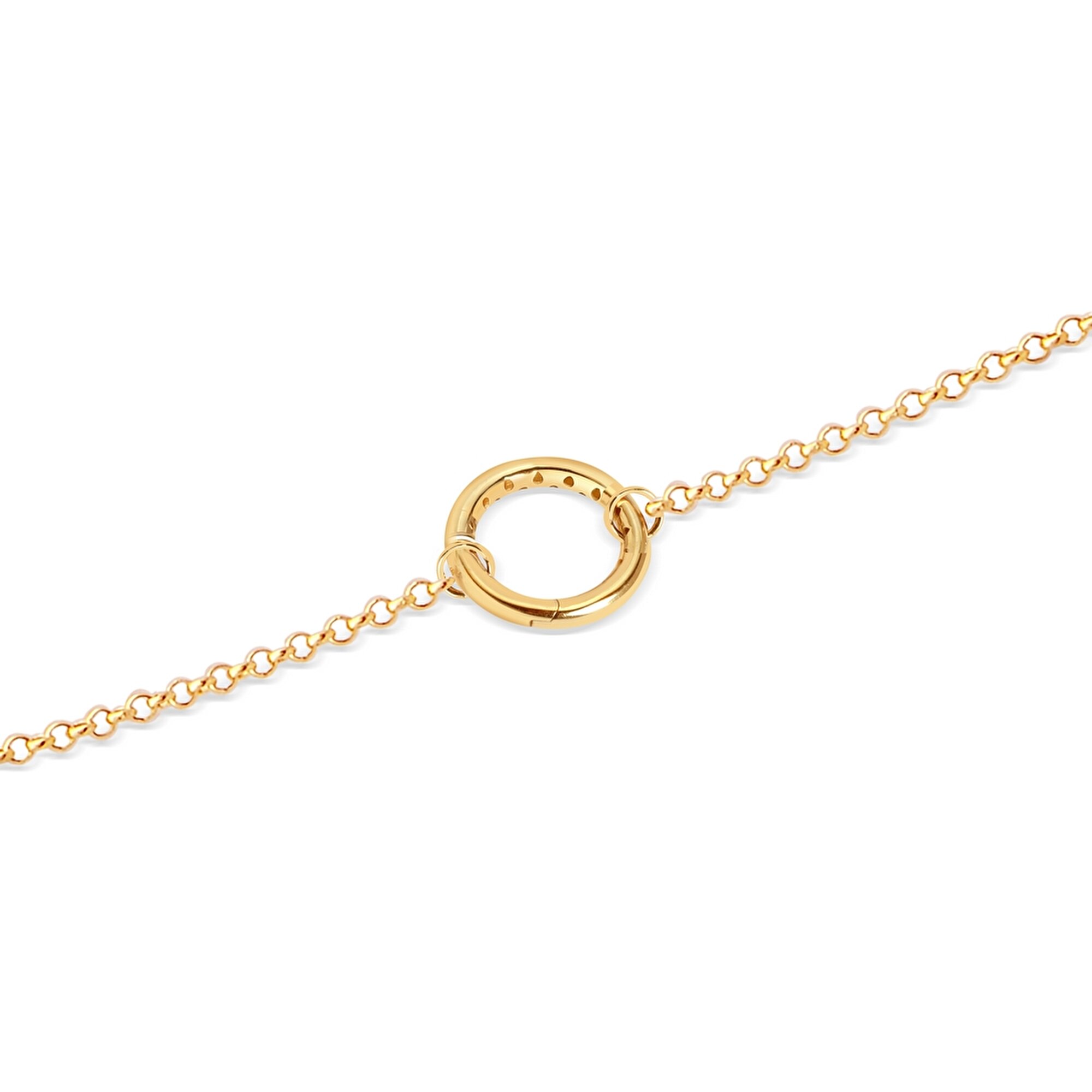 14 Ayar Sarı Altın Zincir Bileklik