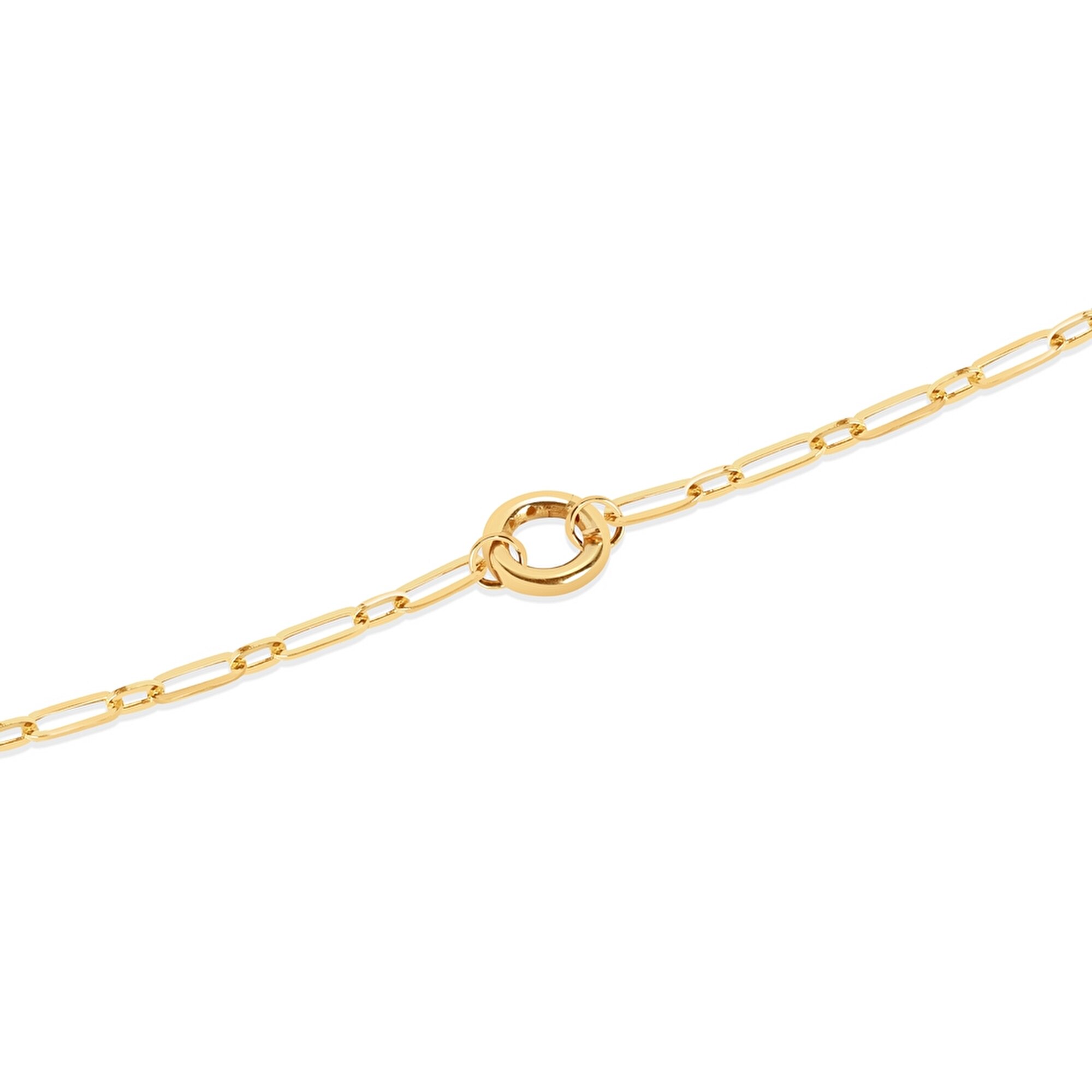 14 Ayar Sarı Altın Ataç Zincir Bileklik