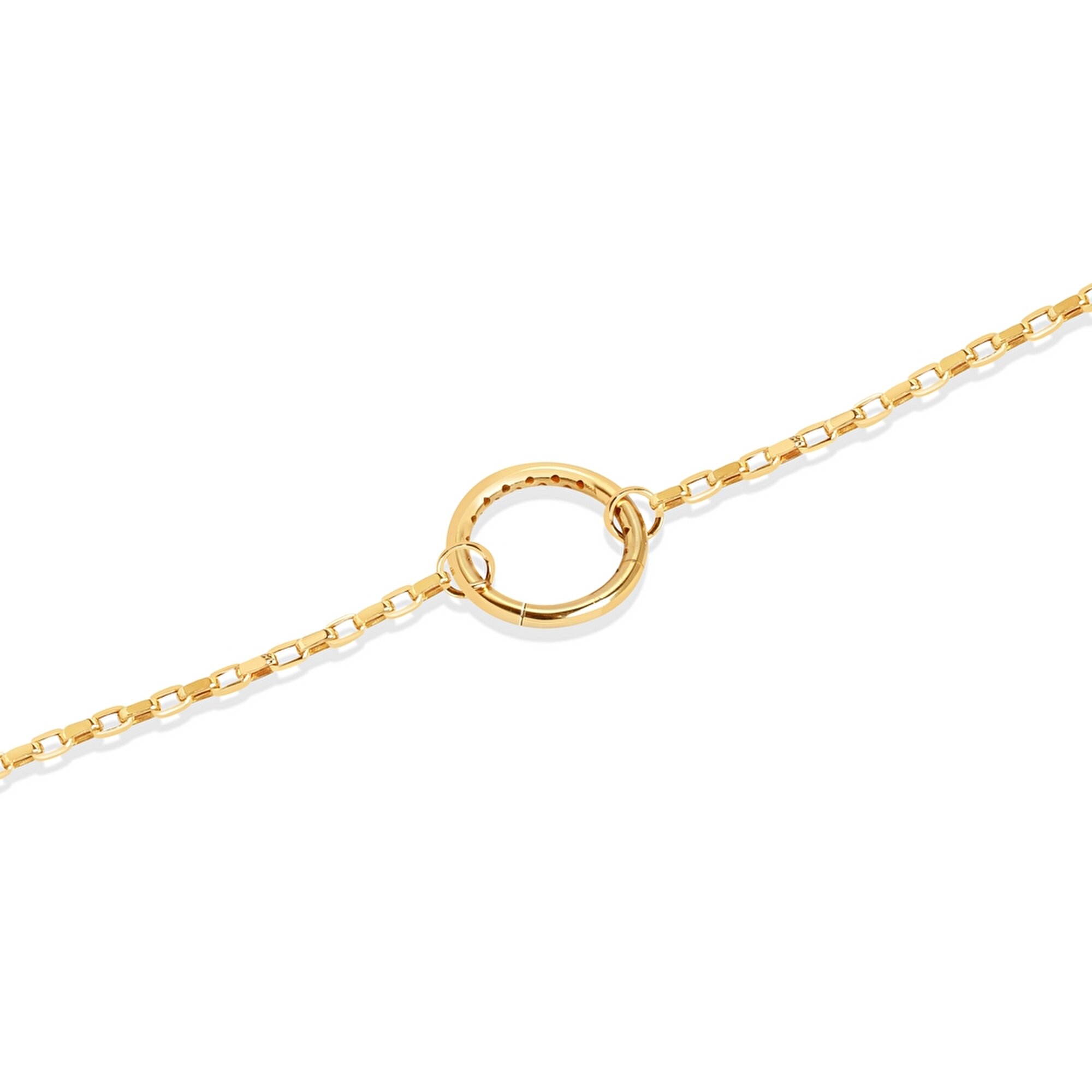 14 Ayar Sarı Altın Zincir Bileklik