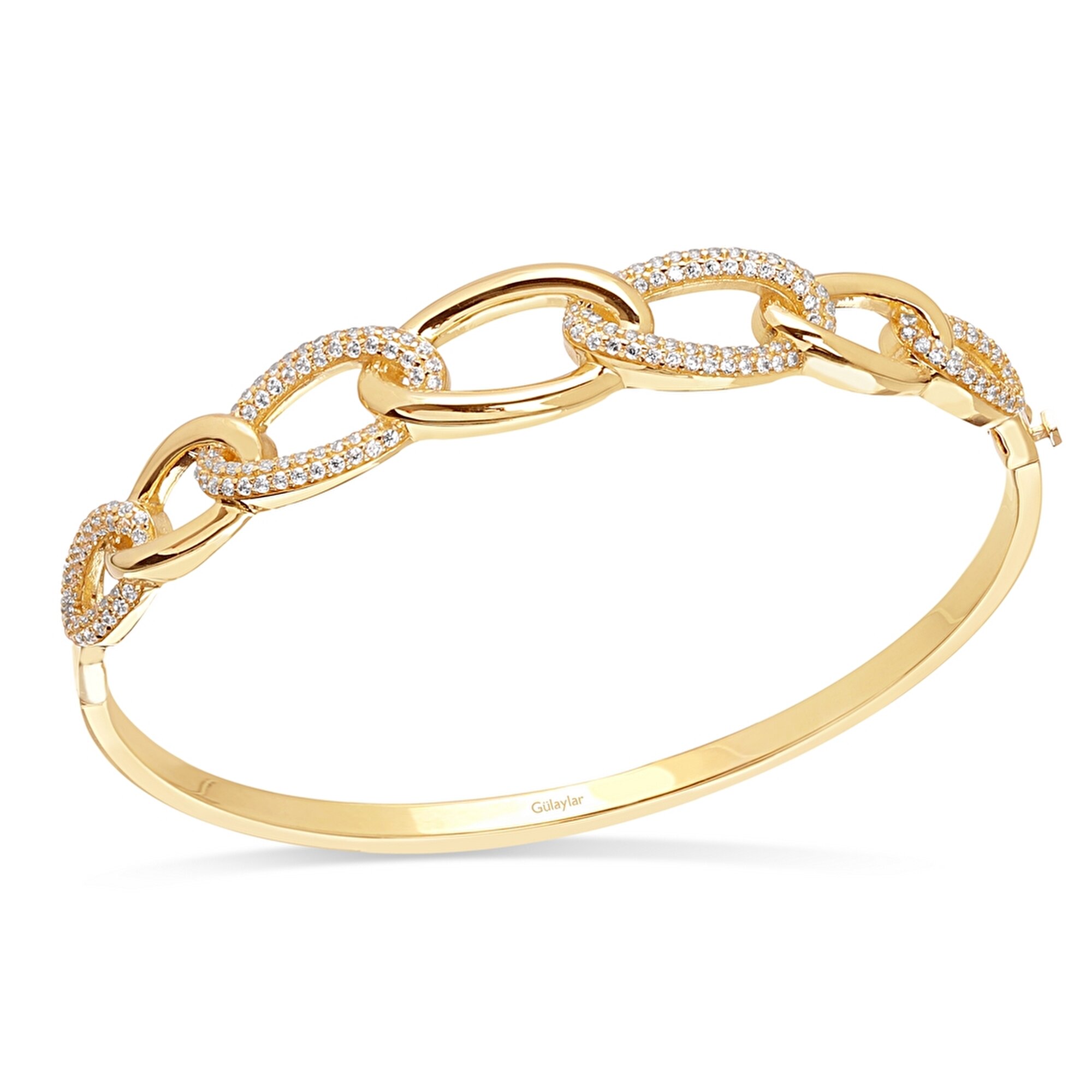 14 Ayar Sarı Altın Zincir Bilezik