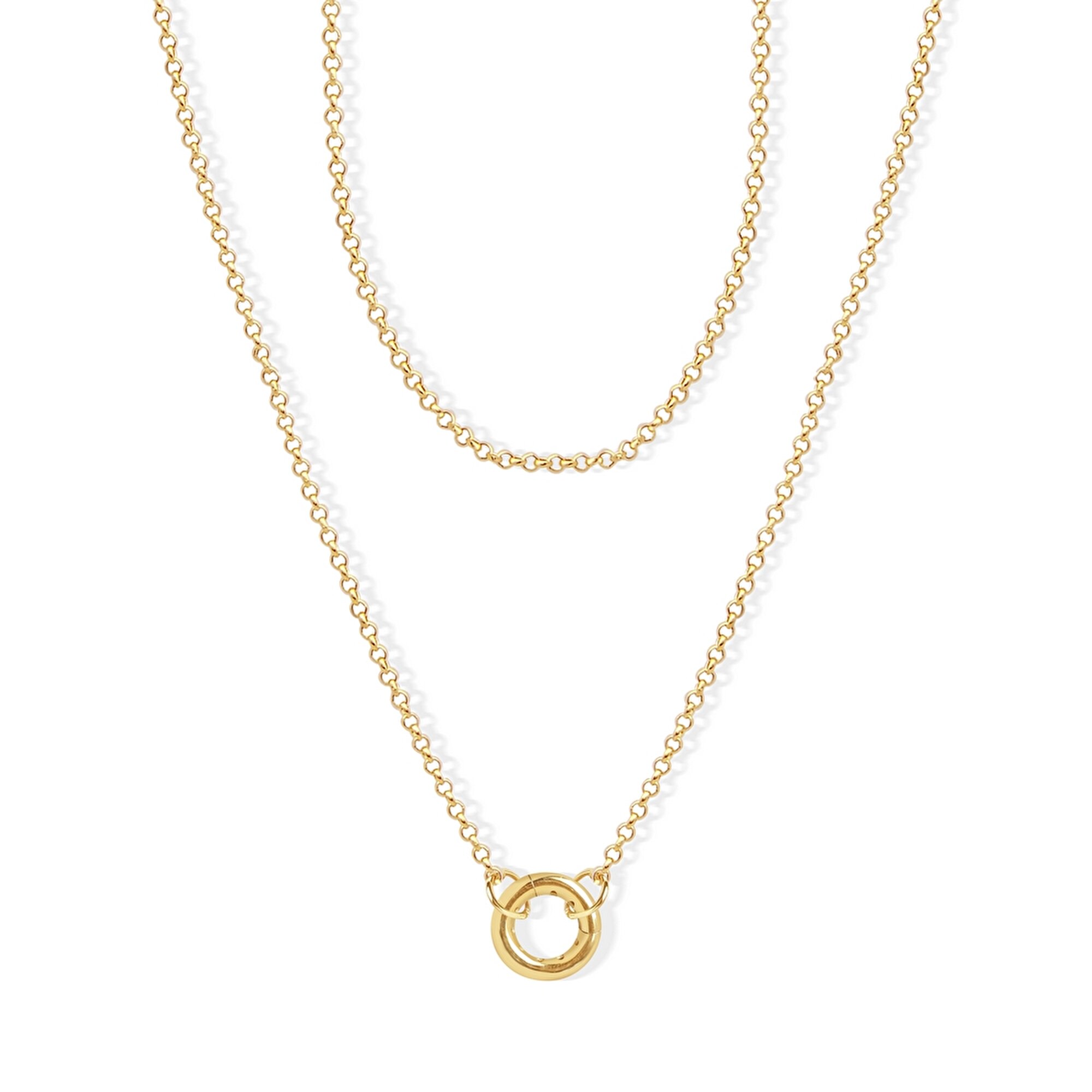 14 Ayar Sarı Altın Zincir Kolye