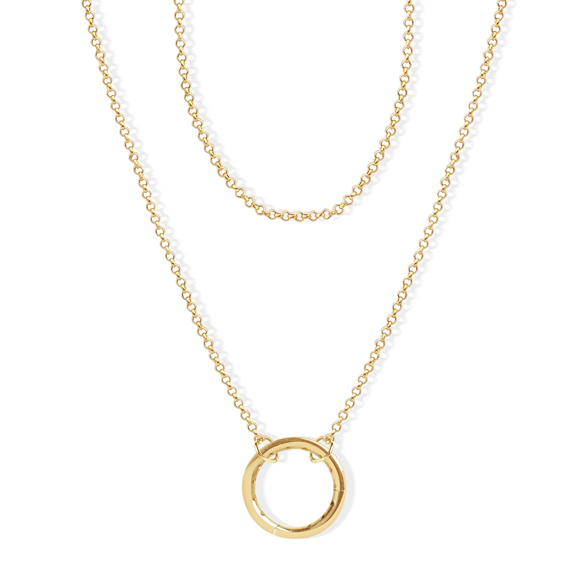 14 Ayar Sarı Altın Zincir Kolye