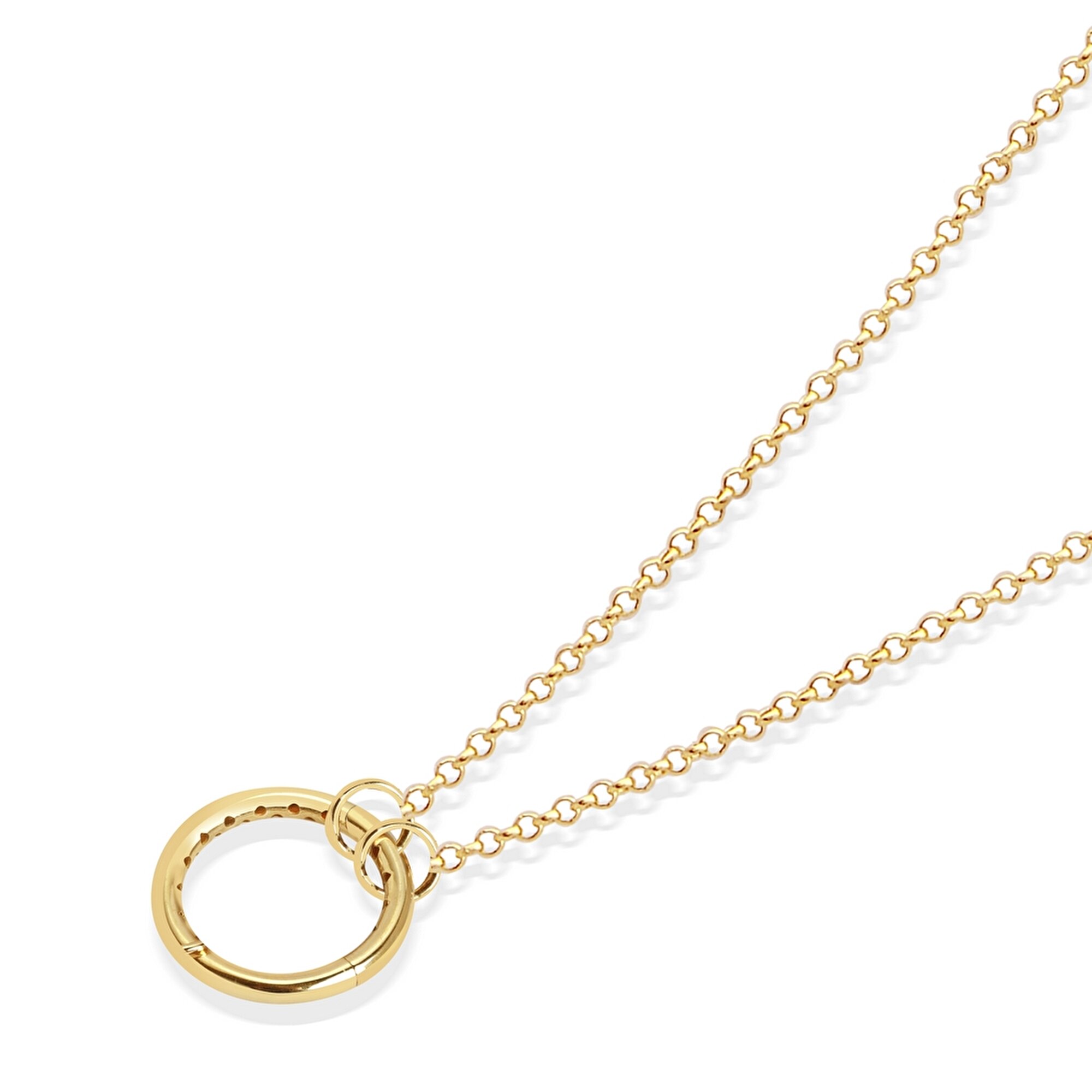 14 Ayar Sarı Altın Zincir Kolye