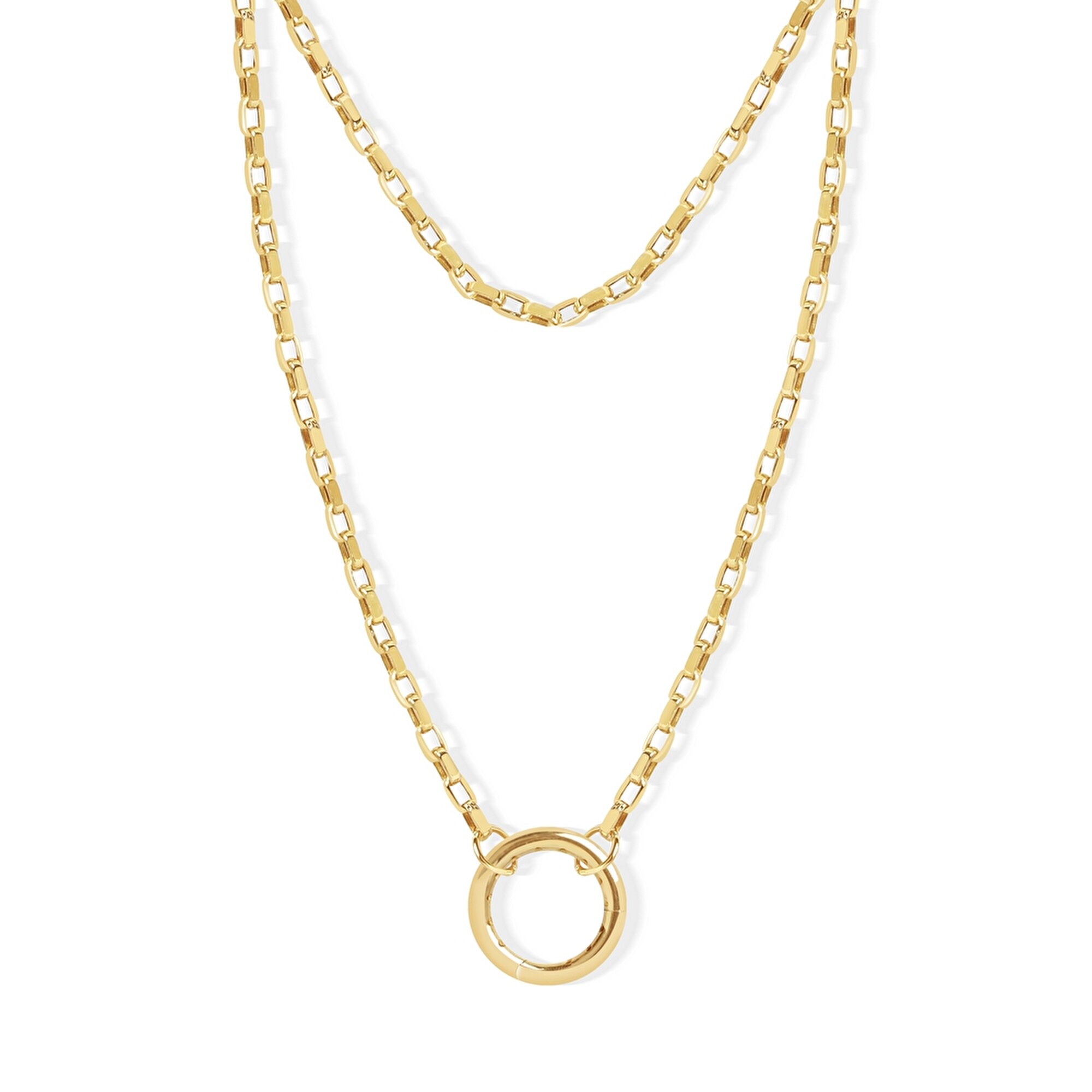 14 Ayar Sarı Altın Zincir Kolye