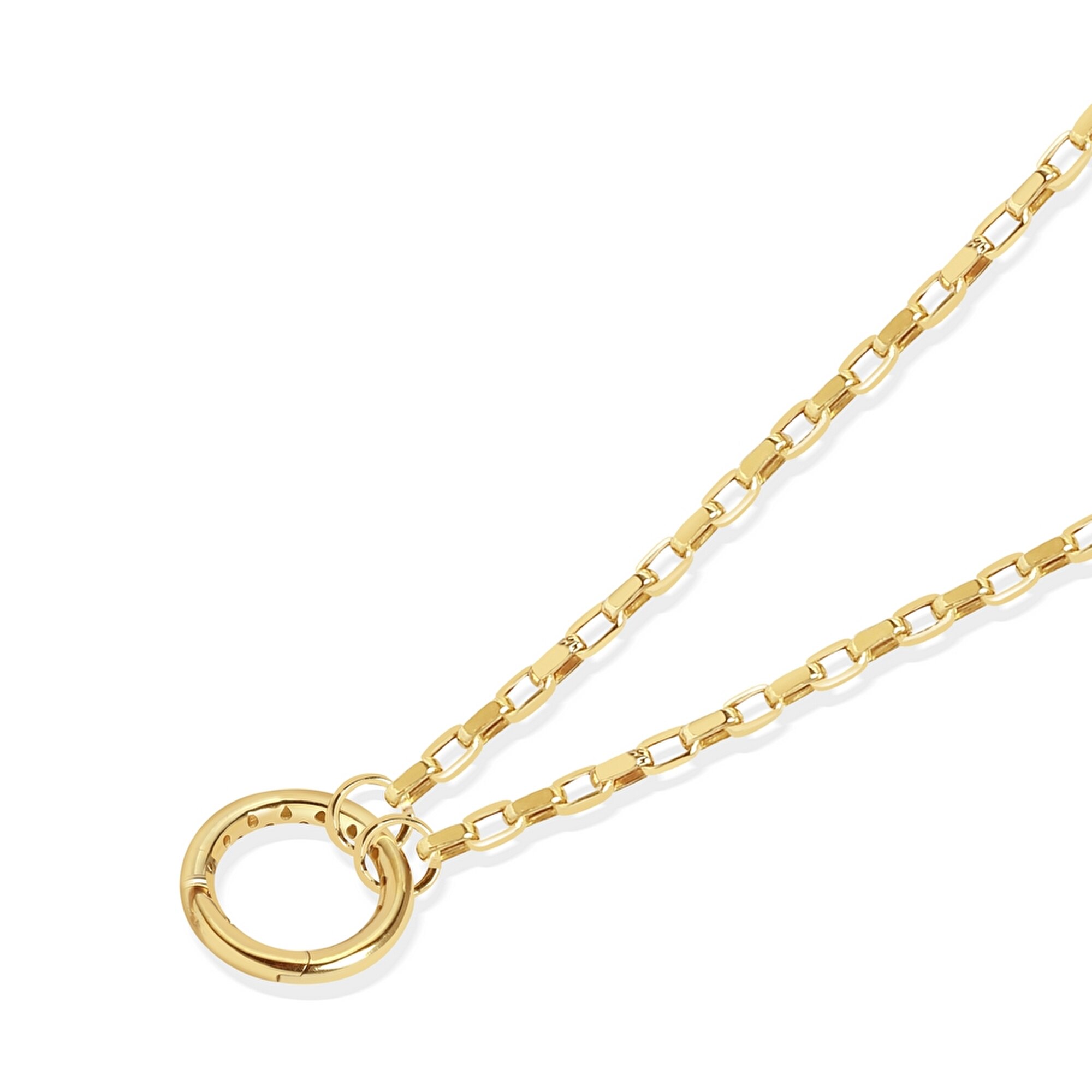 14 Ayar Sarı Altın Zincir Kolye