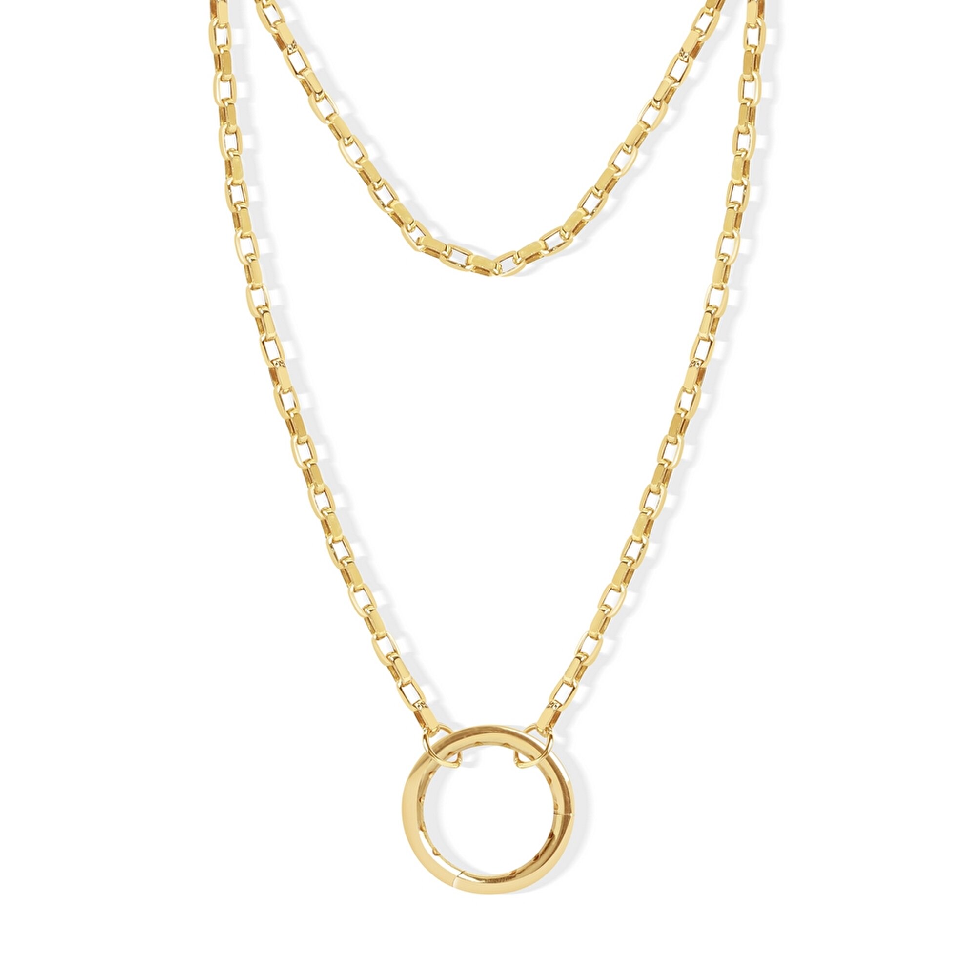 14 Ayar Sarı Altın Zincir Kolye