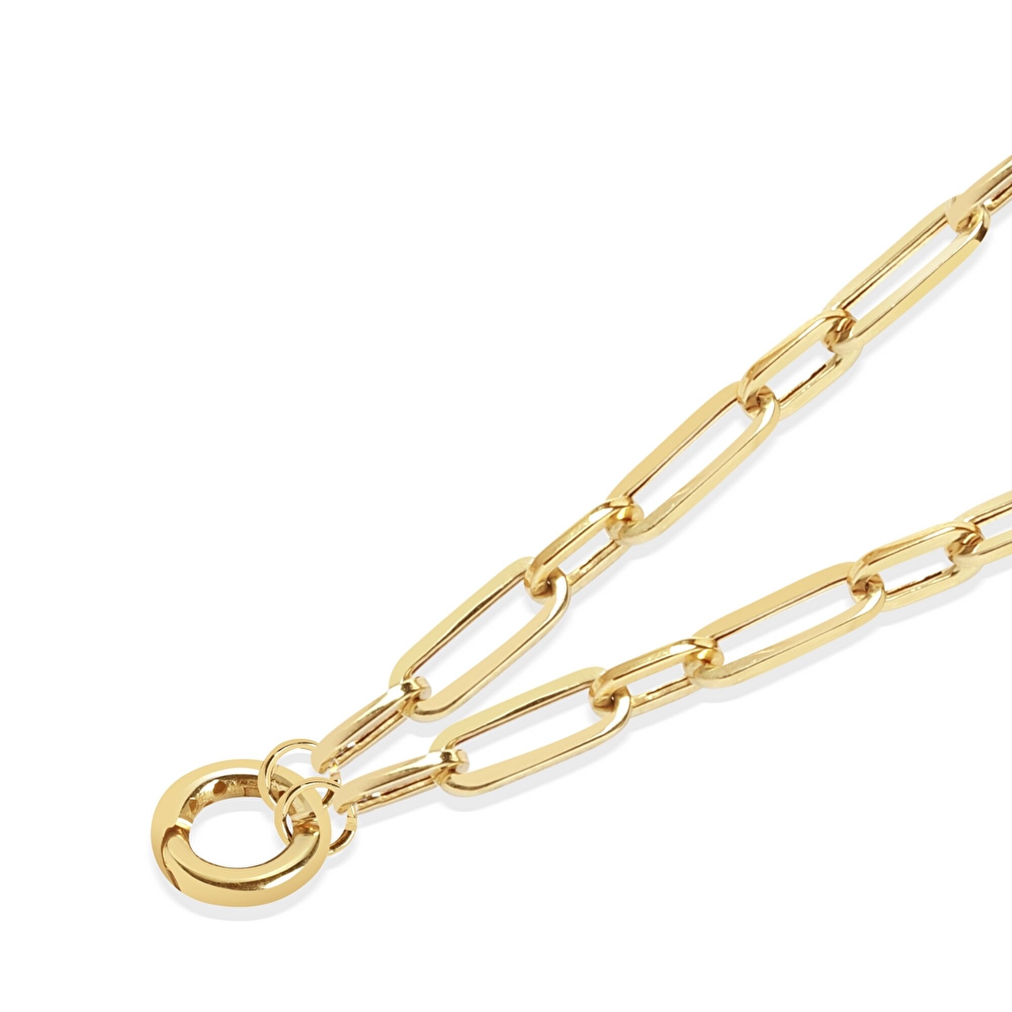 14 Ayar Sarı Altın Ataç Zincir Kolye