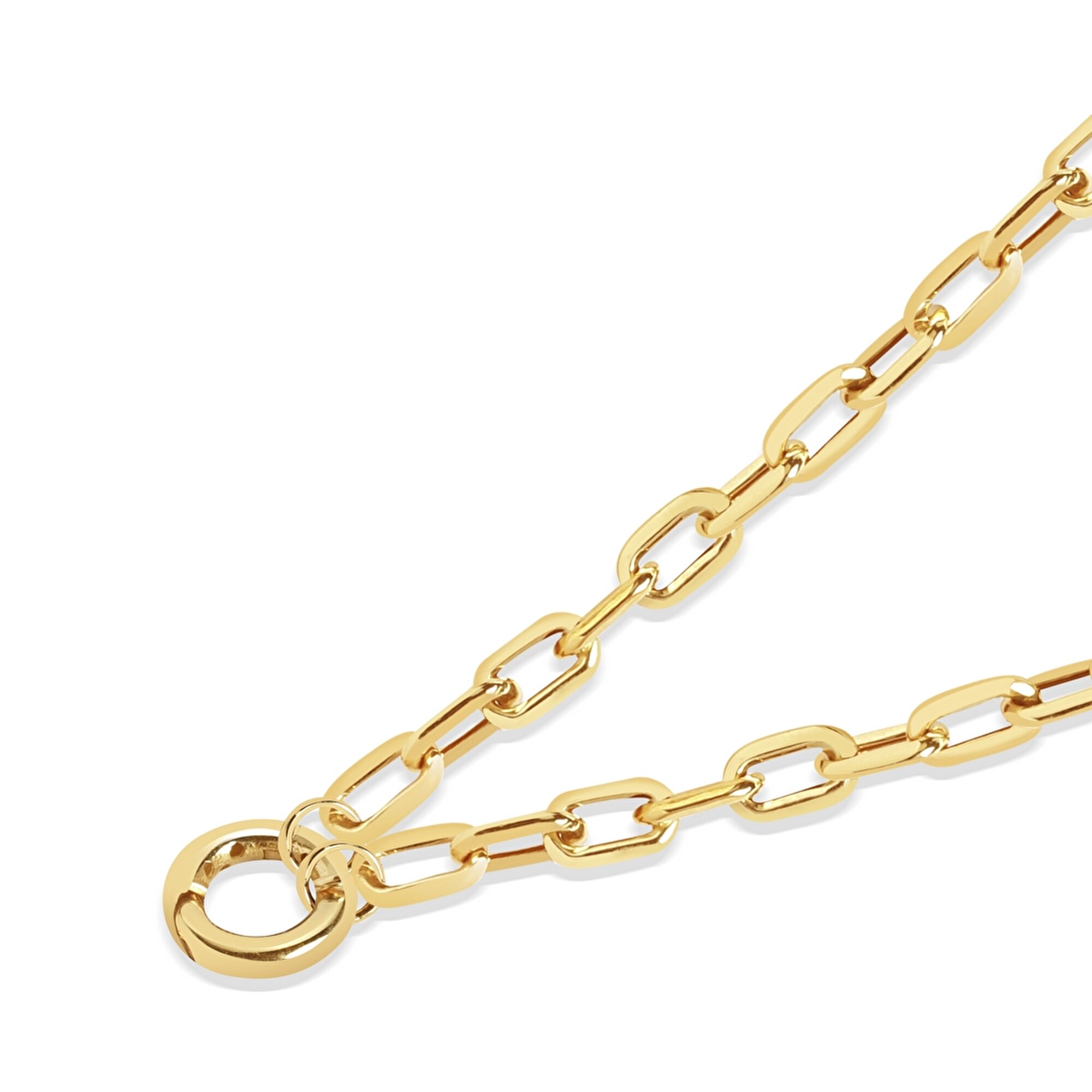 14 Ayar Sarı Altın Ataç Zincir Kolye