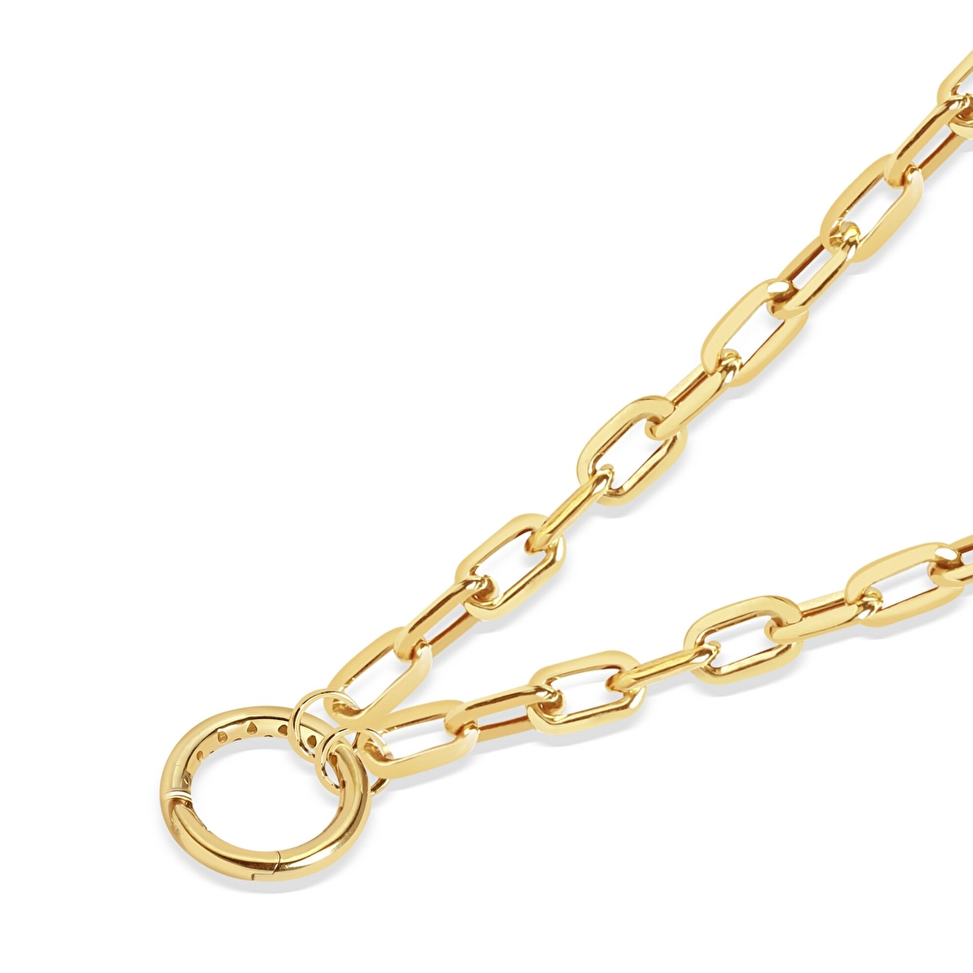 14 Ayar Sarı Altın Zincir Kolye