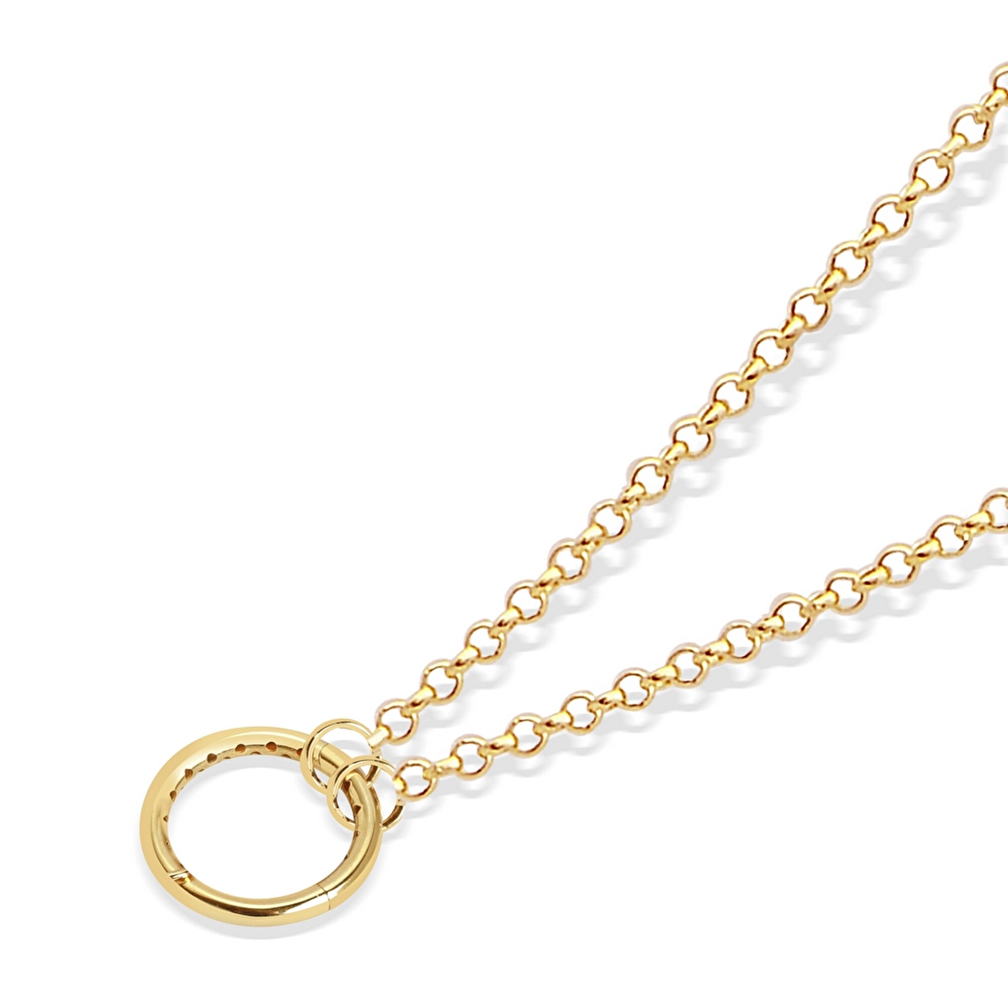 14 Ayar Sarı Altın Zincir Kolye