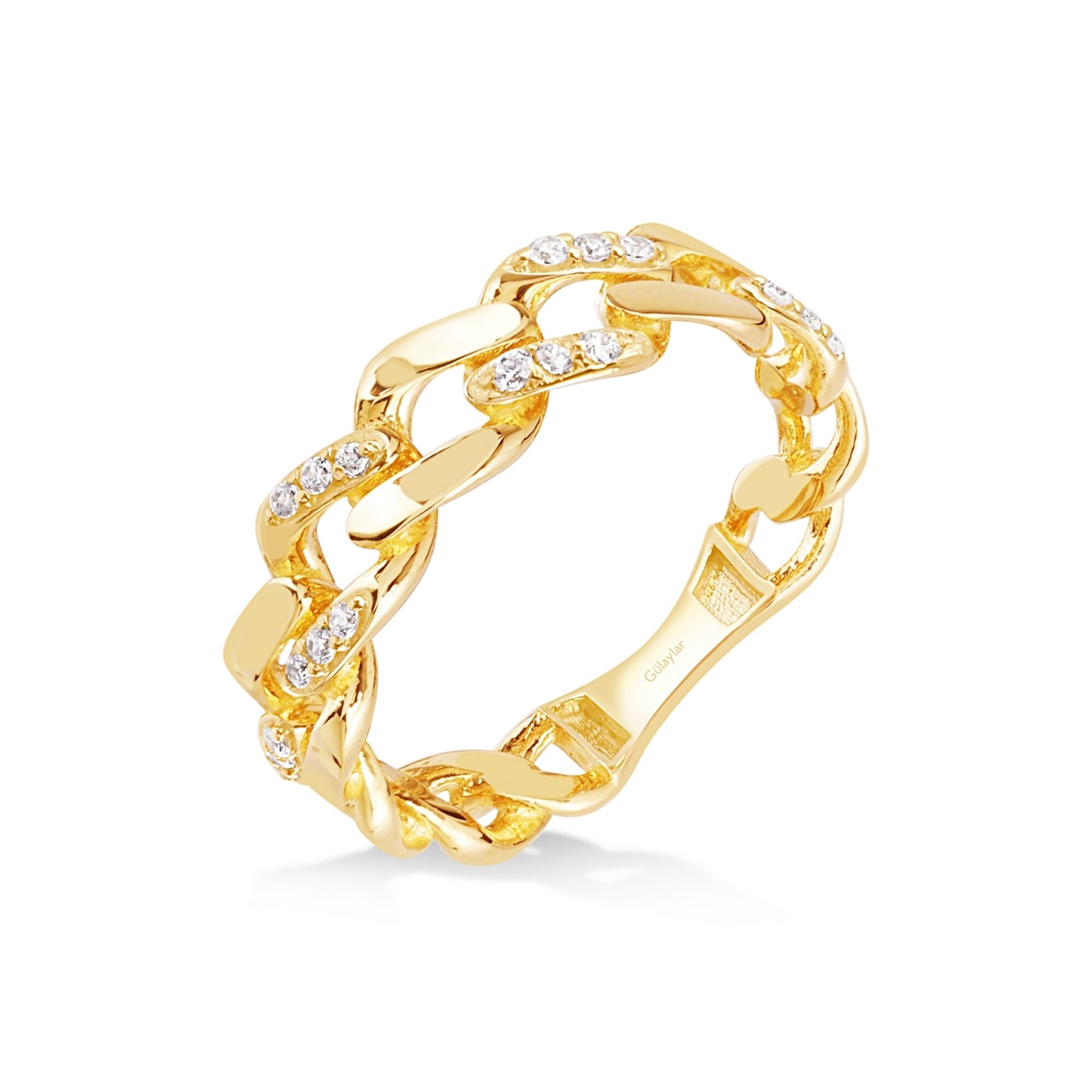 14 Ayar Sarı Altın Trend Gurmet Yüzük