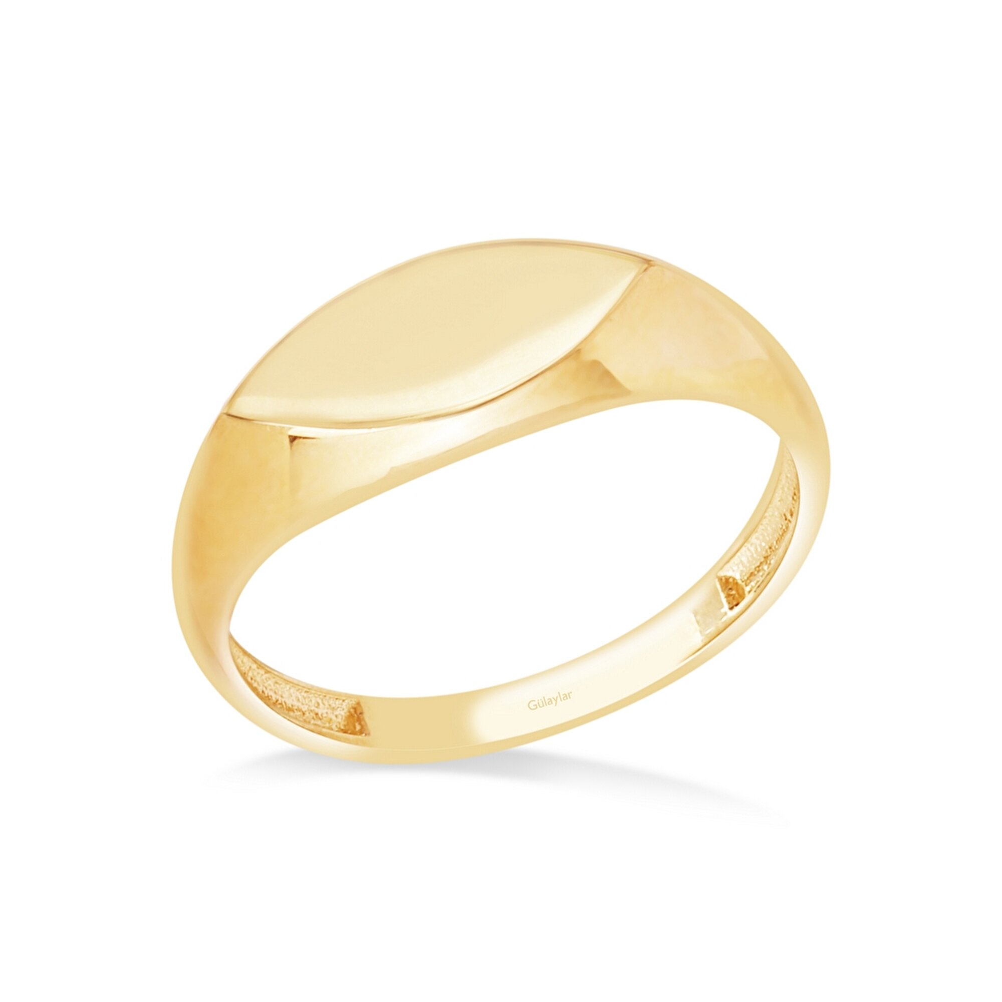 14 Ayar Sarı Altın Serçe Parmak Yüzük