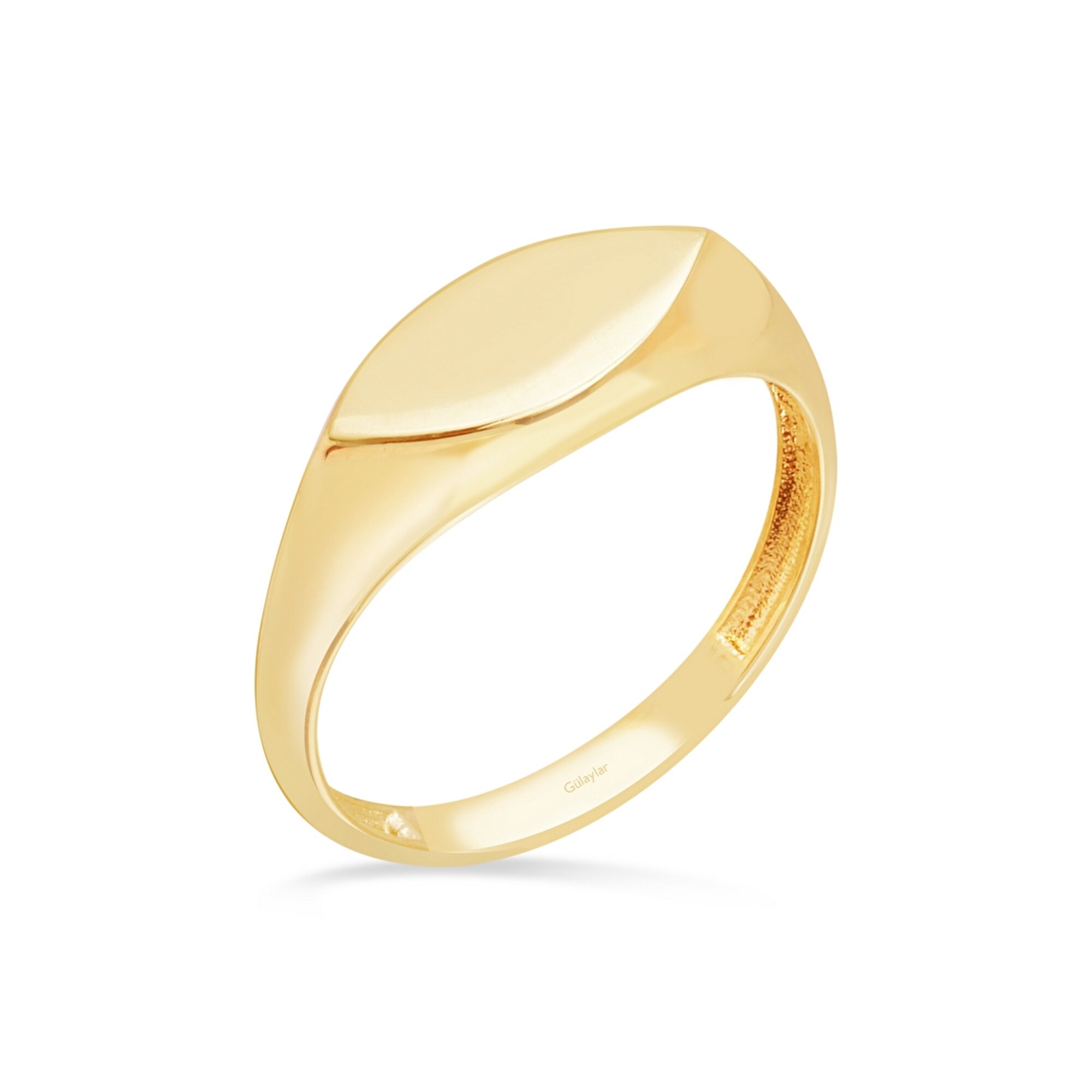 14 Ayar Sarı Altın Serçe Parmak Yüzük