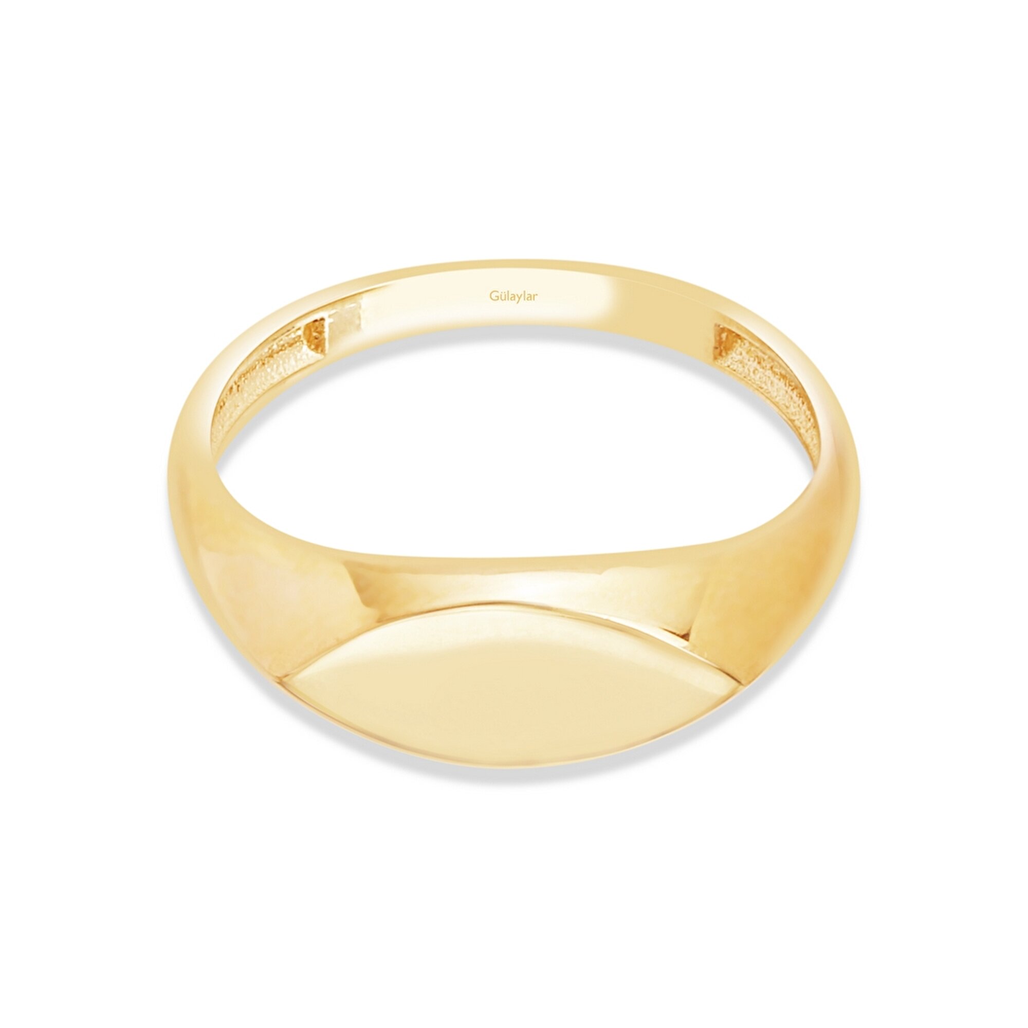 14 Ayar Sarı Altın Serçe Parmak Yüzük