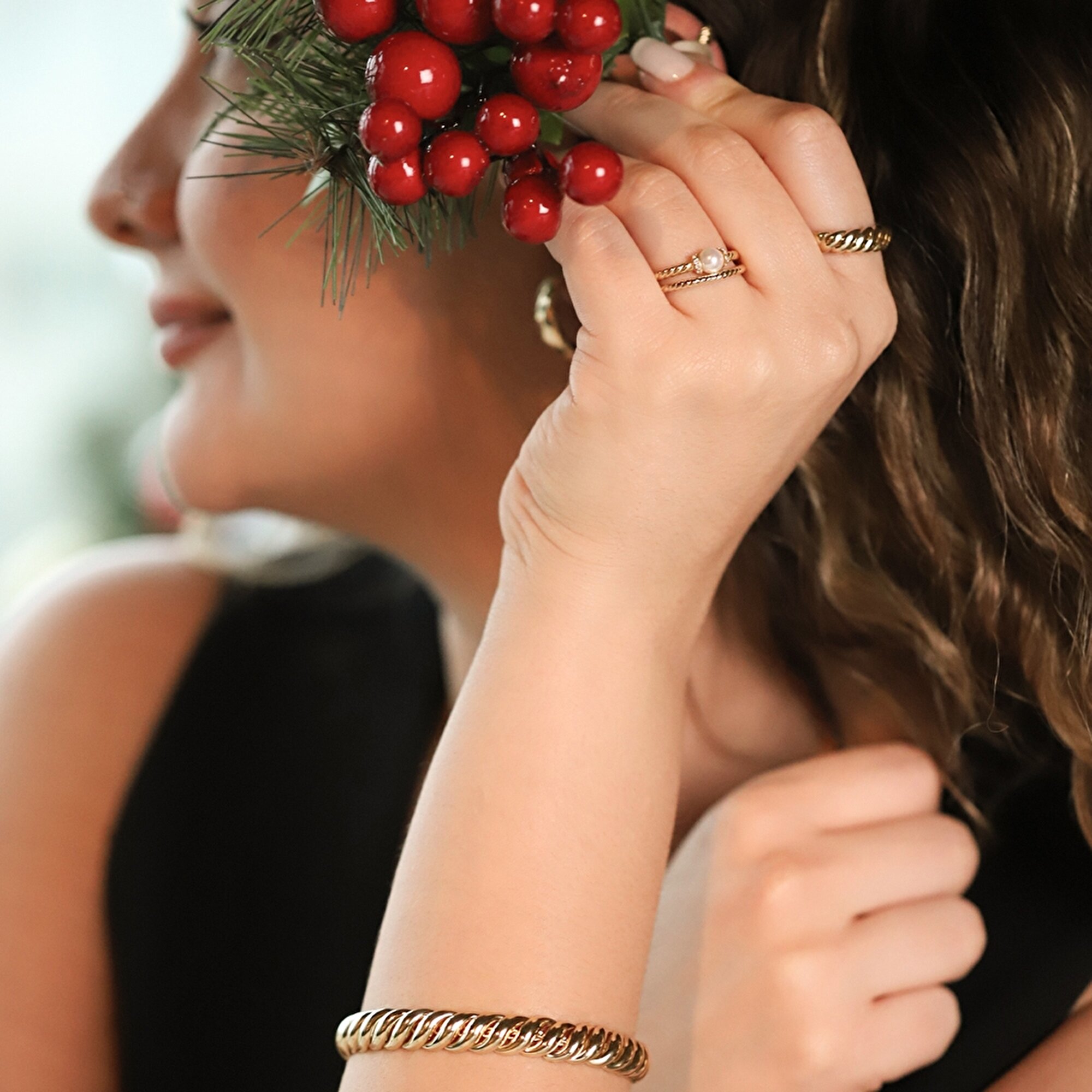 14 Ayar Sarı Altın Trend Burgu Yüzük