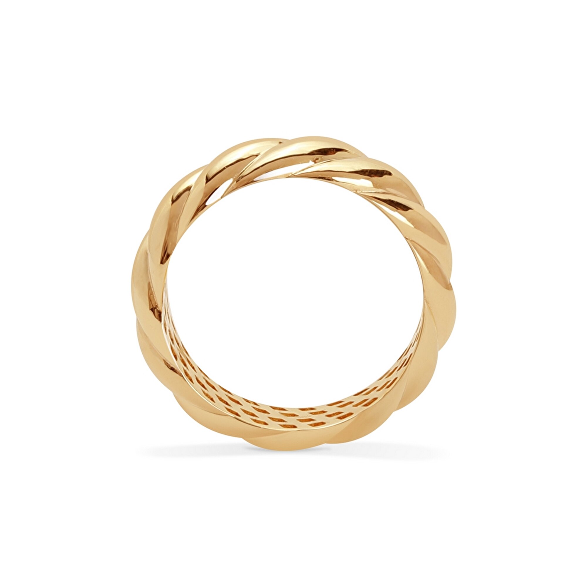 14 Ayar Sarı Altın Trend Burgu Yüzük