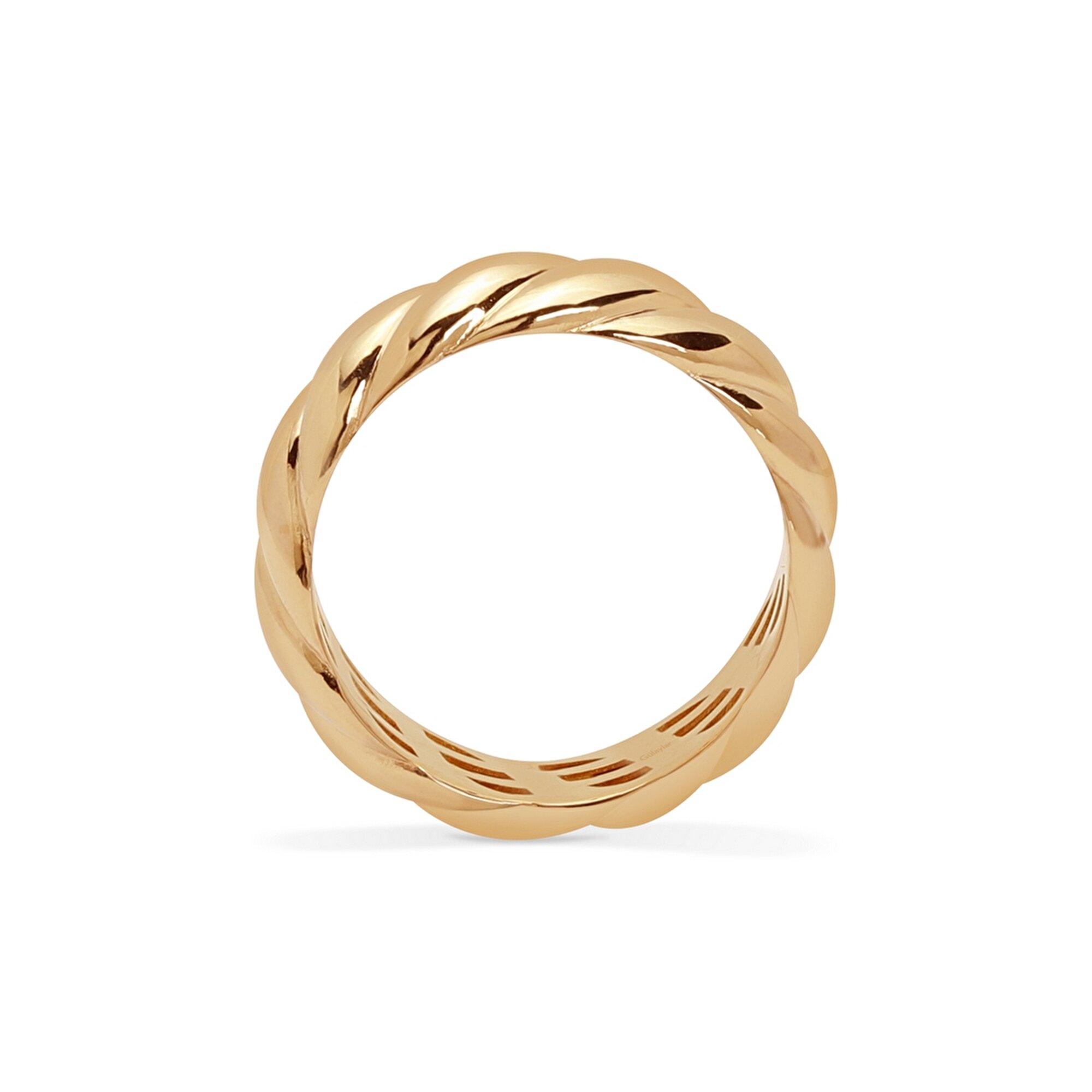 14 Ayar Sarı Altın Trend Burgu Yüzük