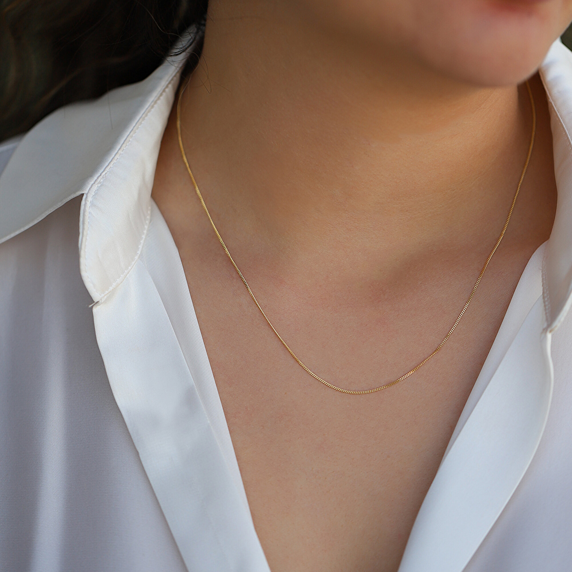 14 Ayar Sarı Altın Trend Zincir