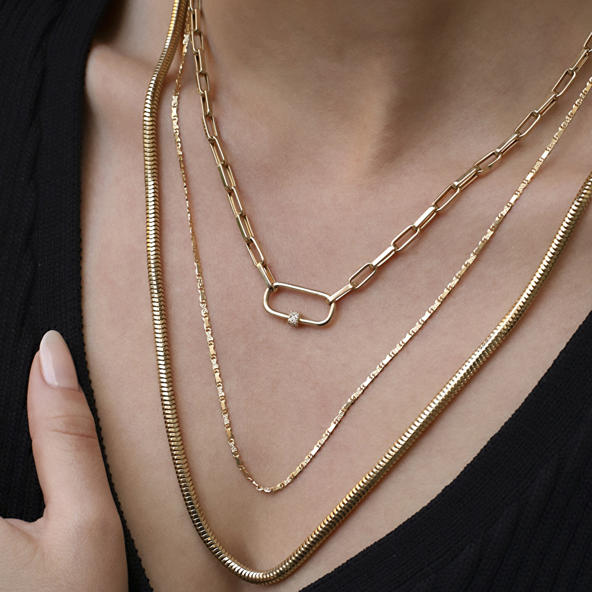 14 Ayar Sarı Altın Trend Zincir