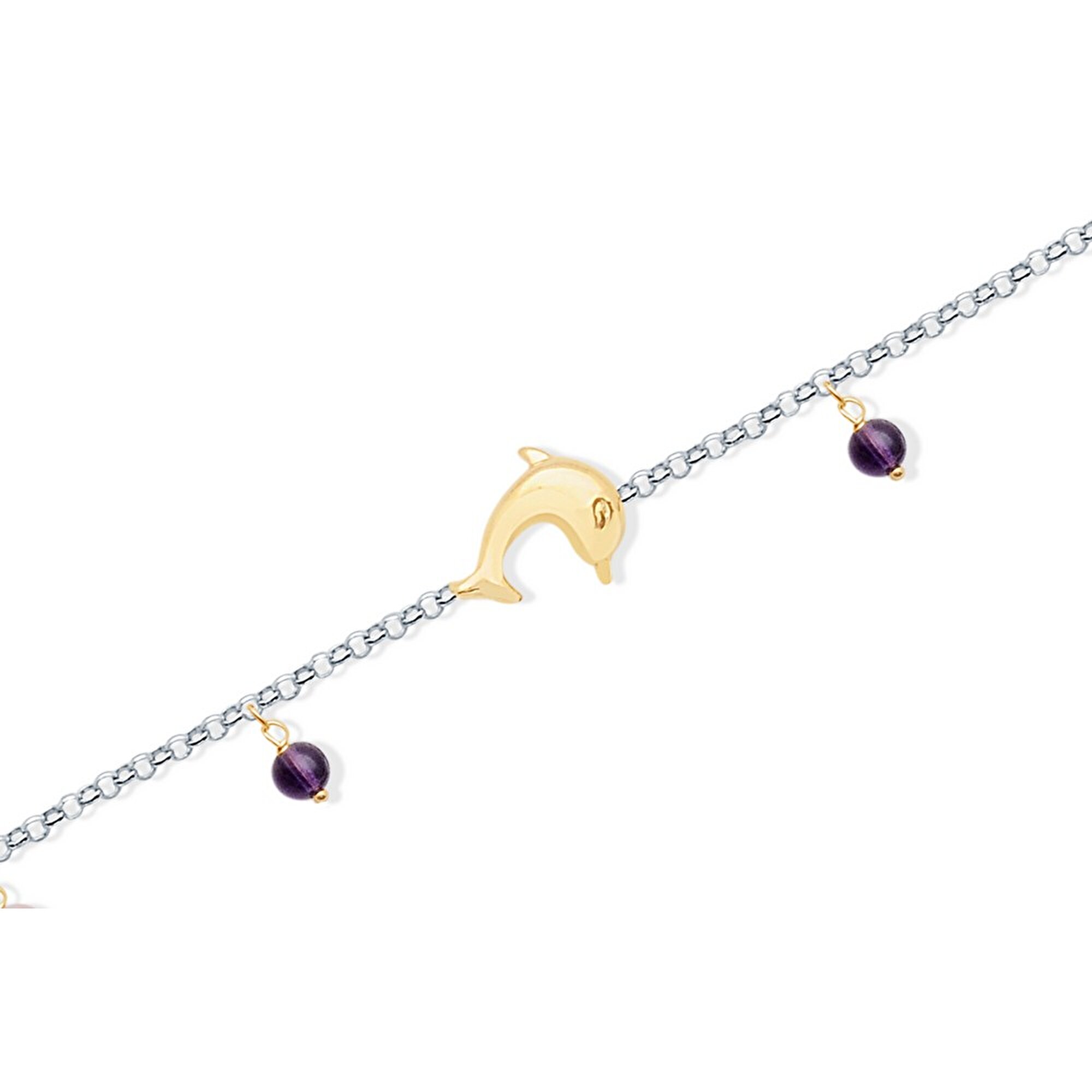 14 Ayar Sarı-Beyaz Altın Trend Halhal