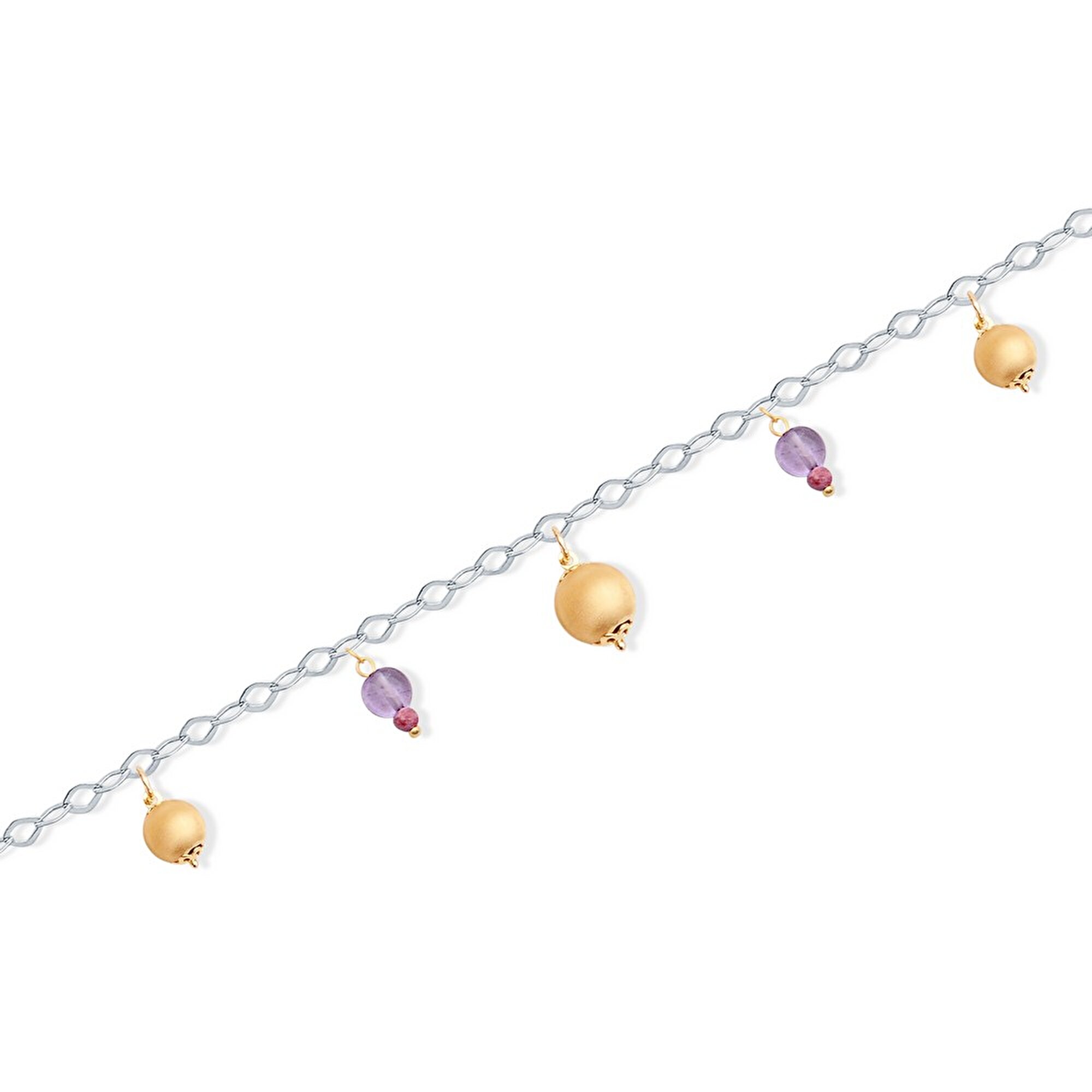 14 Ayar Sarı-Beyaz Altın Trend Halhal