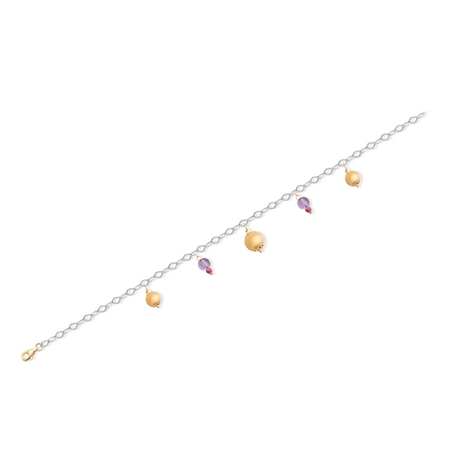 14 Ayar Sarı-Beyaz Altın Trend Halhal