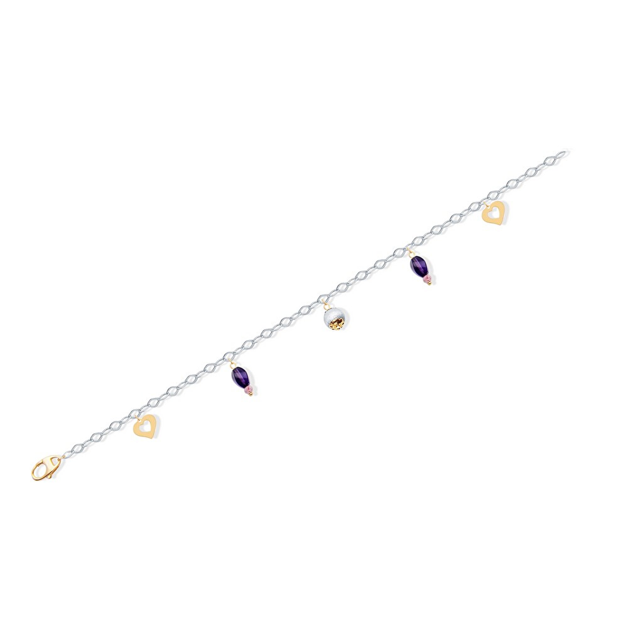 14 Ayar Sarı-Beyaz Altın Trend Halhal