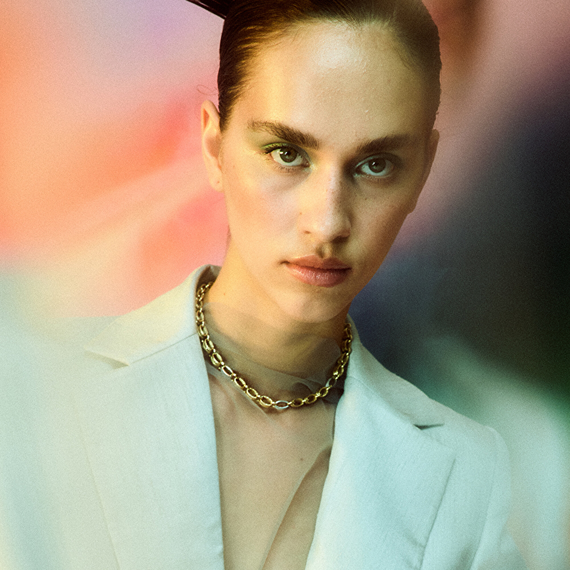 14 Ayar Sarı-Beyaz Altın Trend Doç Zincir