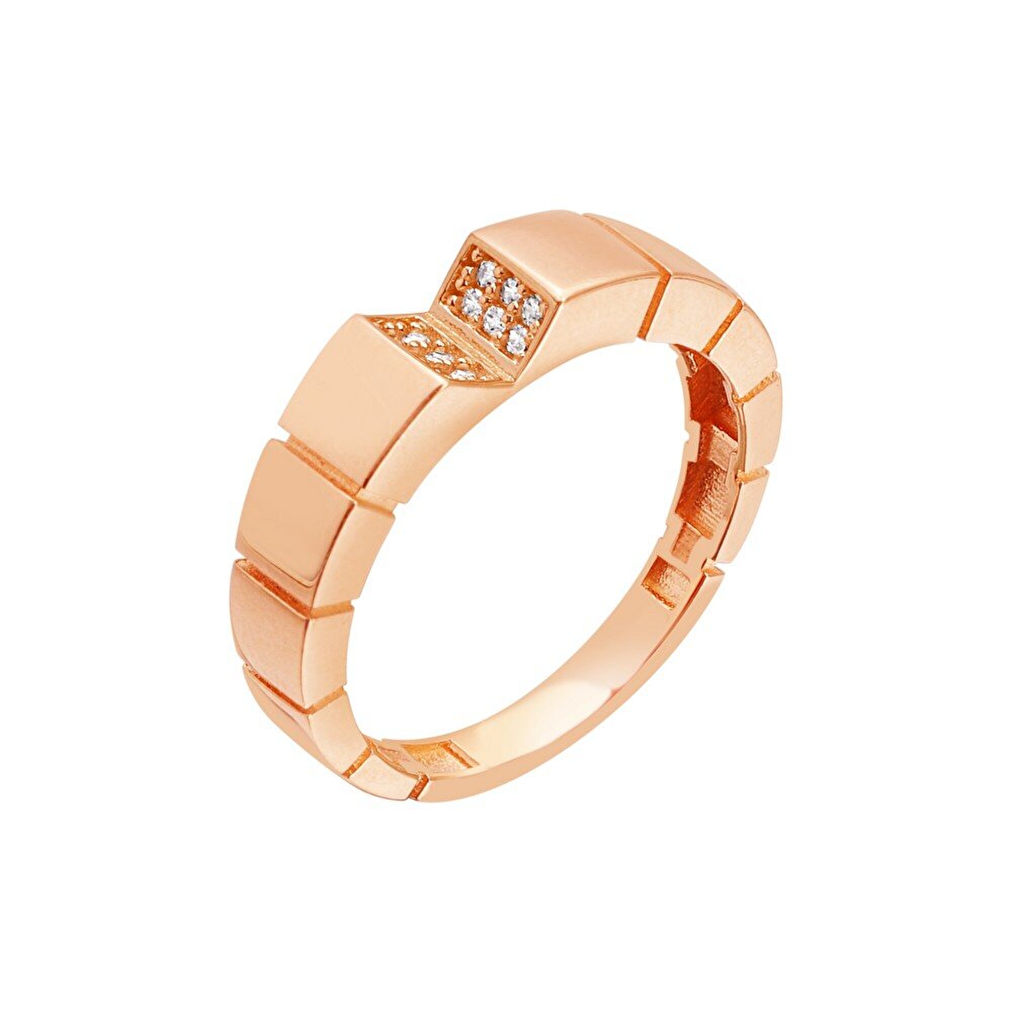 14 Ayar Rose Altın Minimal Yüzük