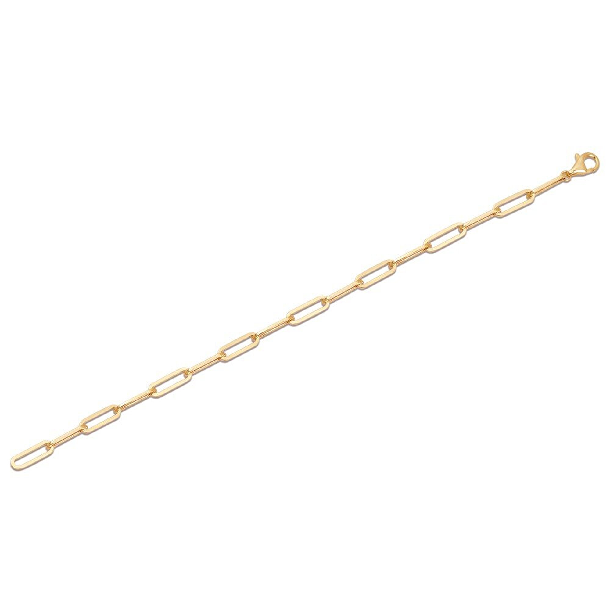 14 Ayar Sarı Altın  Ataç Zincir Bileklik