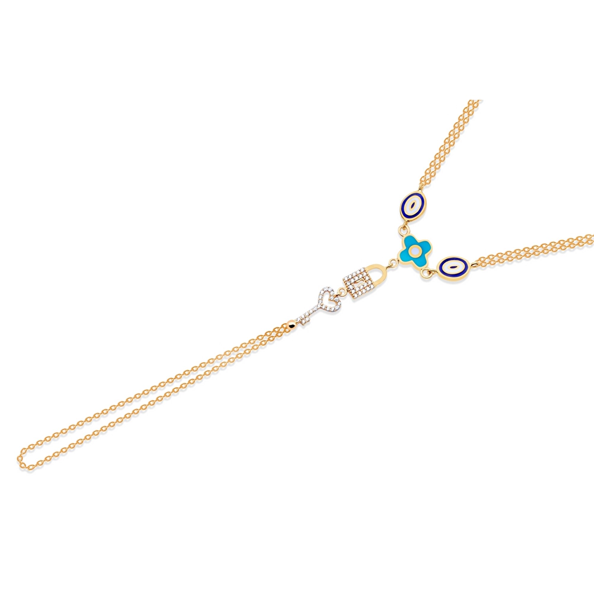 22 Ayar Sarı Altın Göz Figürlü Şahmeran