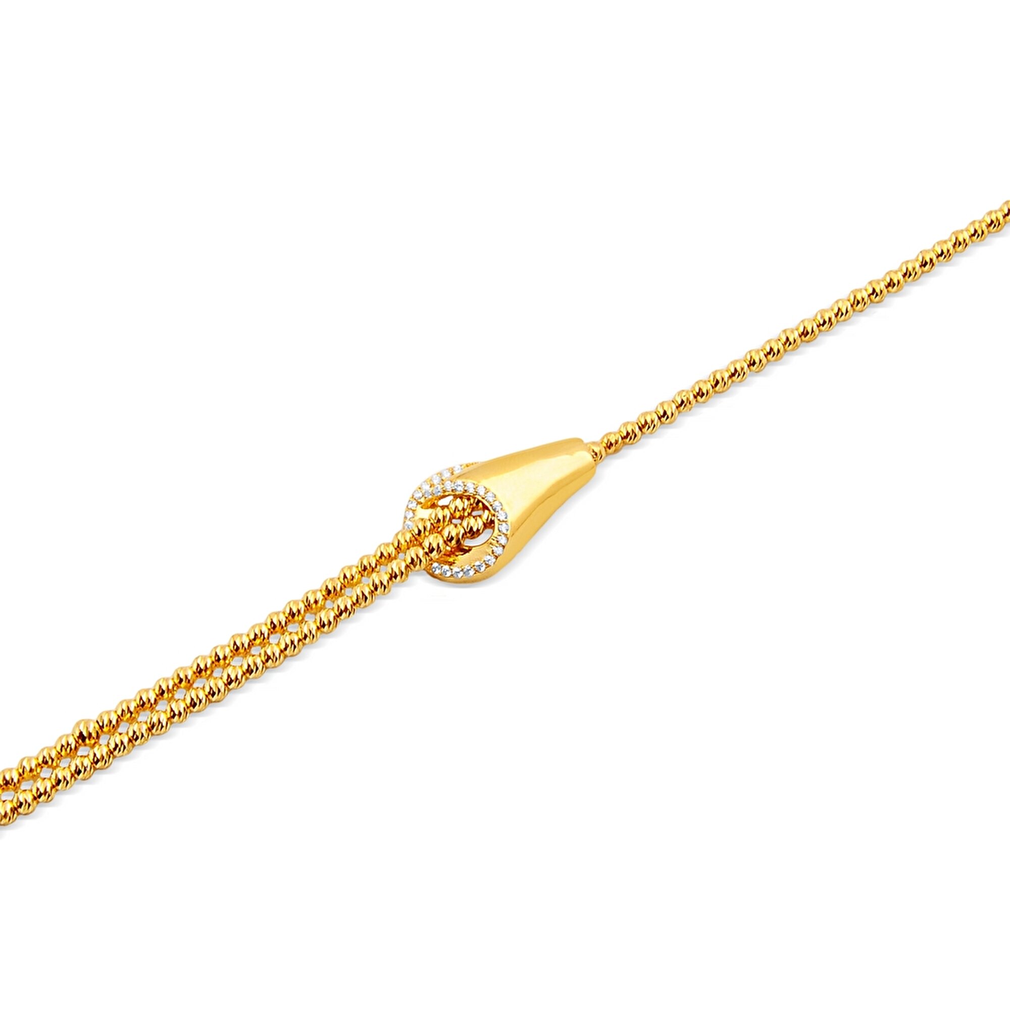 22 Ayar Sarı Altın Dorika Bileklik