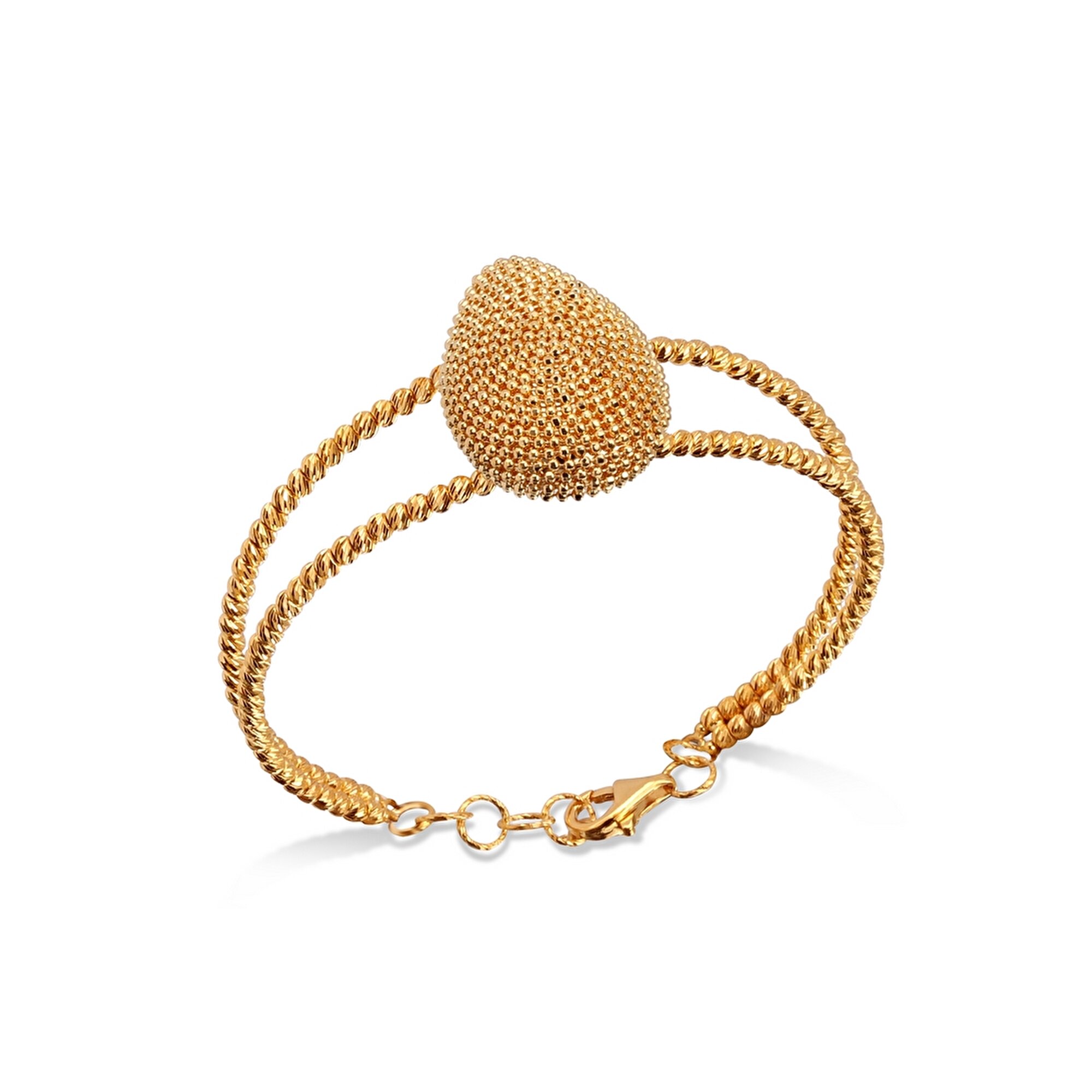 22 Ayar Sarı Altın Dorika Bilezik