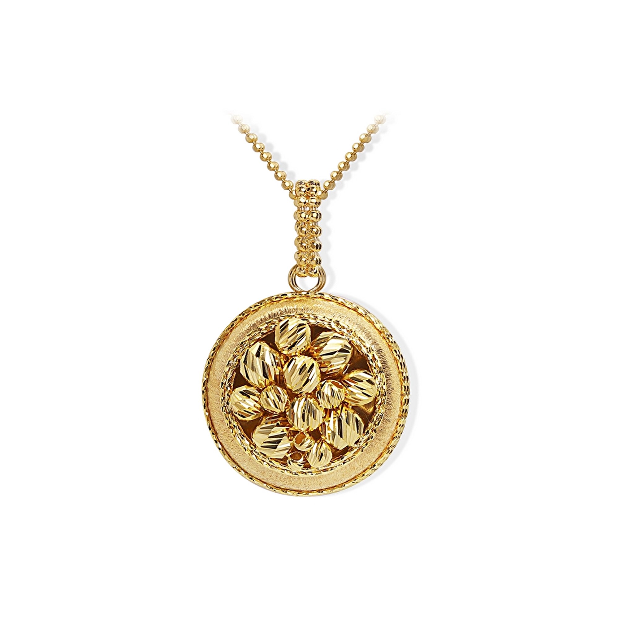 22 Ayar Sarı Altın Toplu Kolye