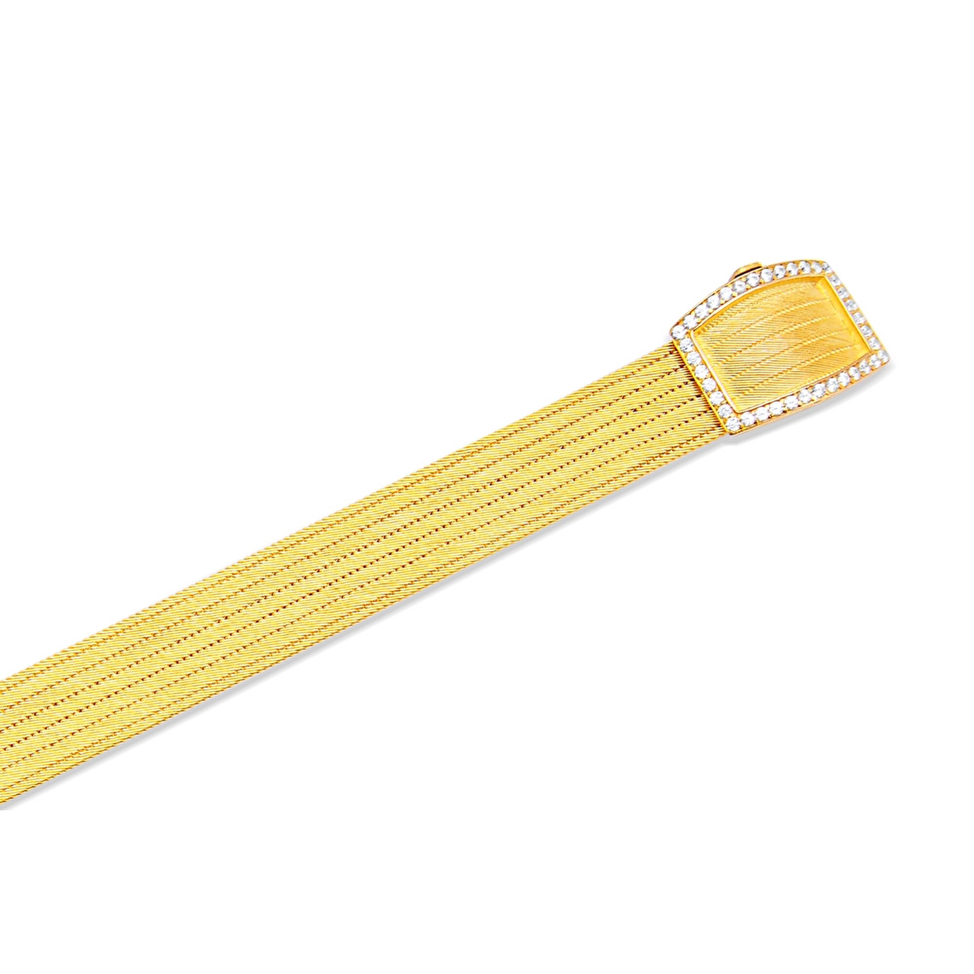 22 Ayar Sarı Altın Trabzon Hasır Bileklik