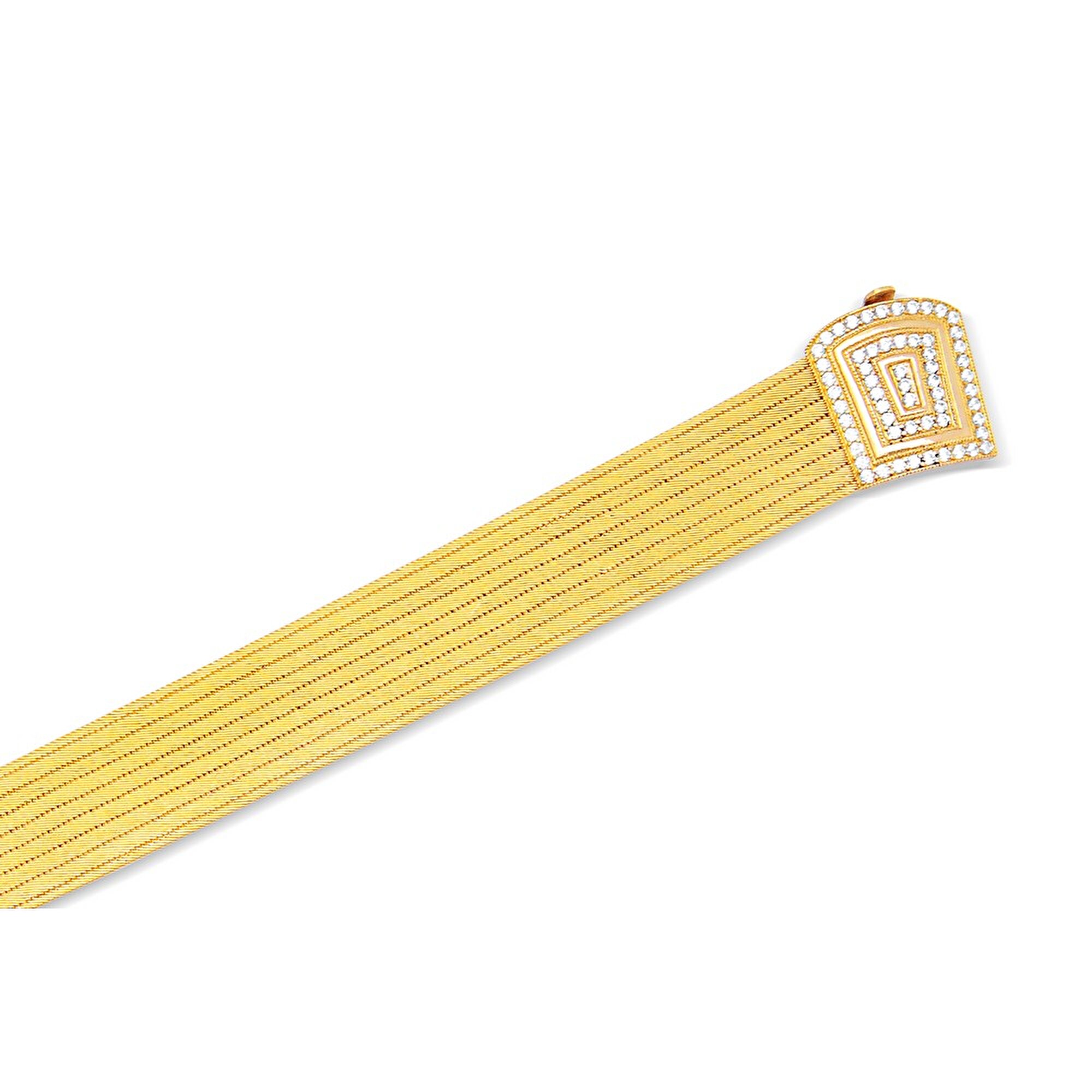 22 Ayar Sarı Altın Trabzon Hasır Bileklik